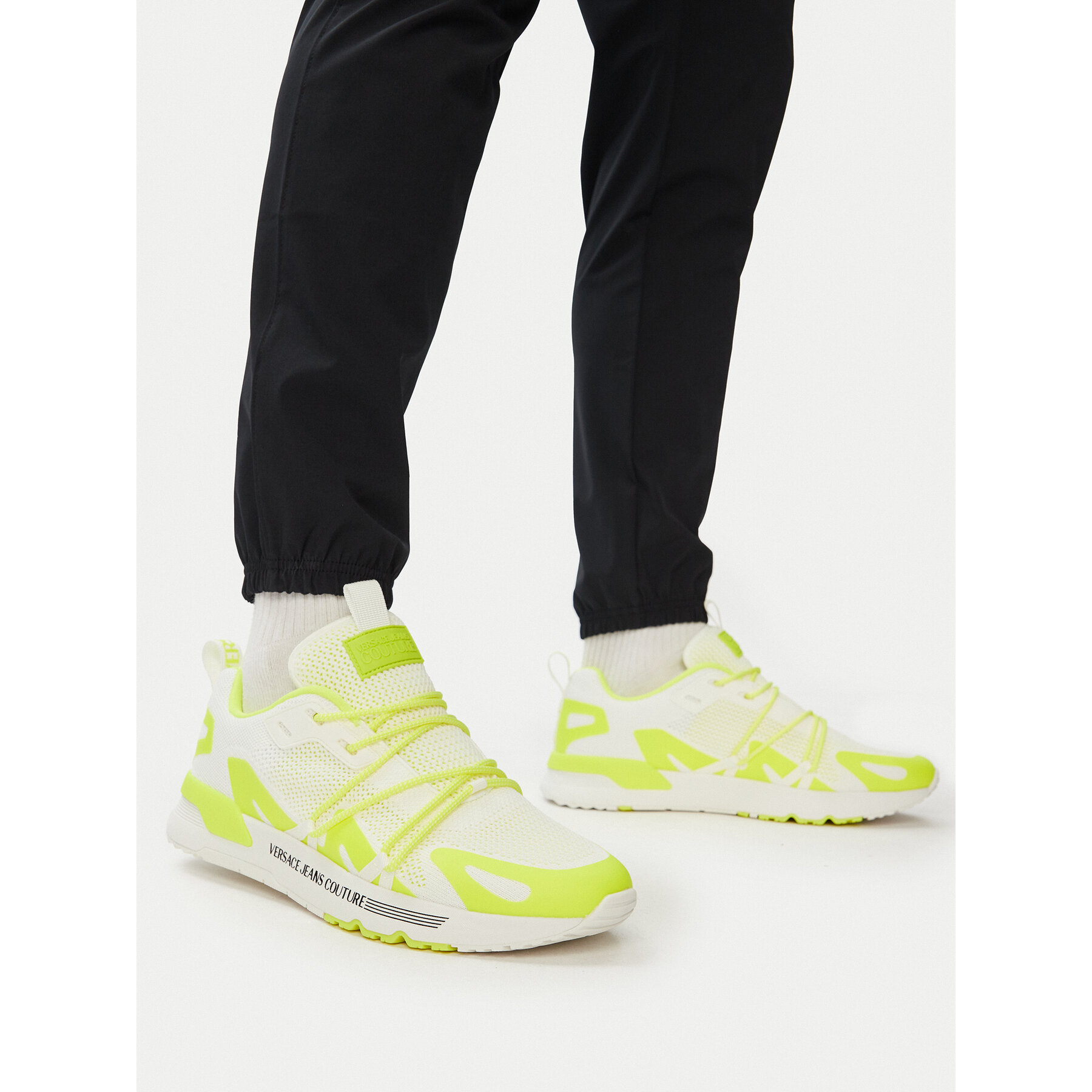 Sneakers Versace Jeans Couture 80YA3SA8 ZSE17 Alb
