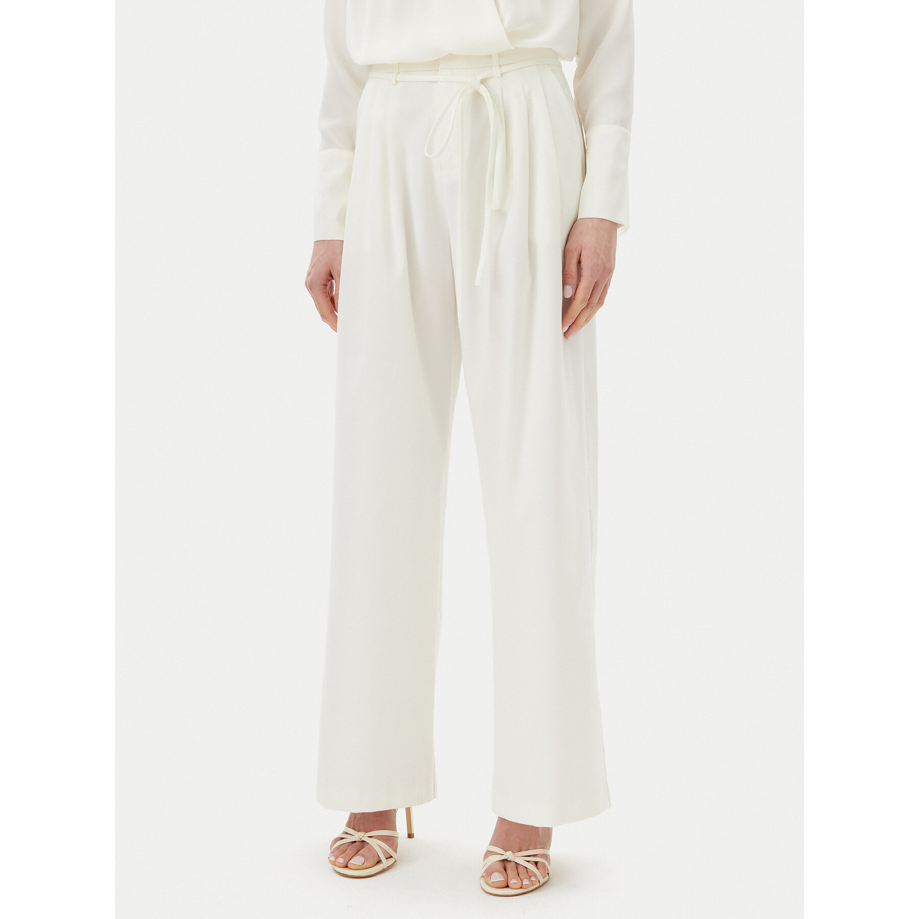 Eleh Palazzohose ESS250005 Écru Regular Fit