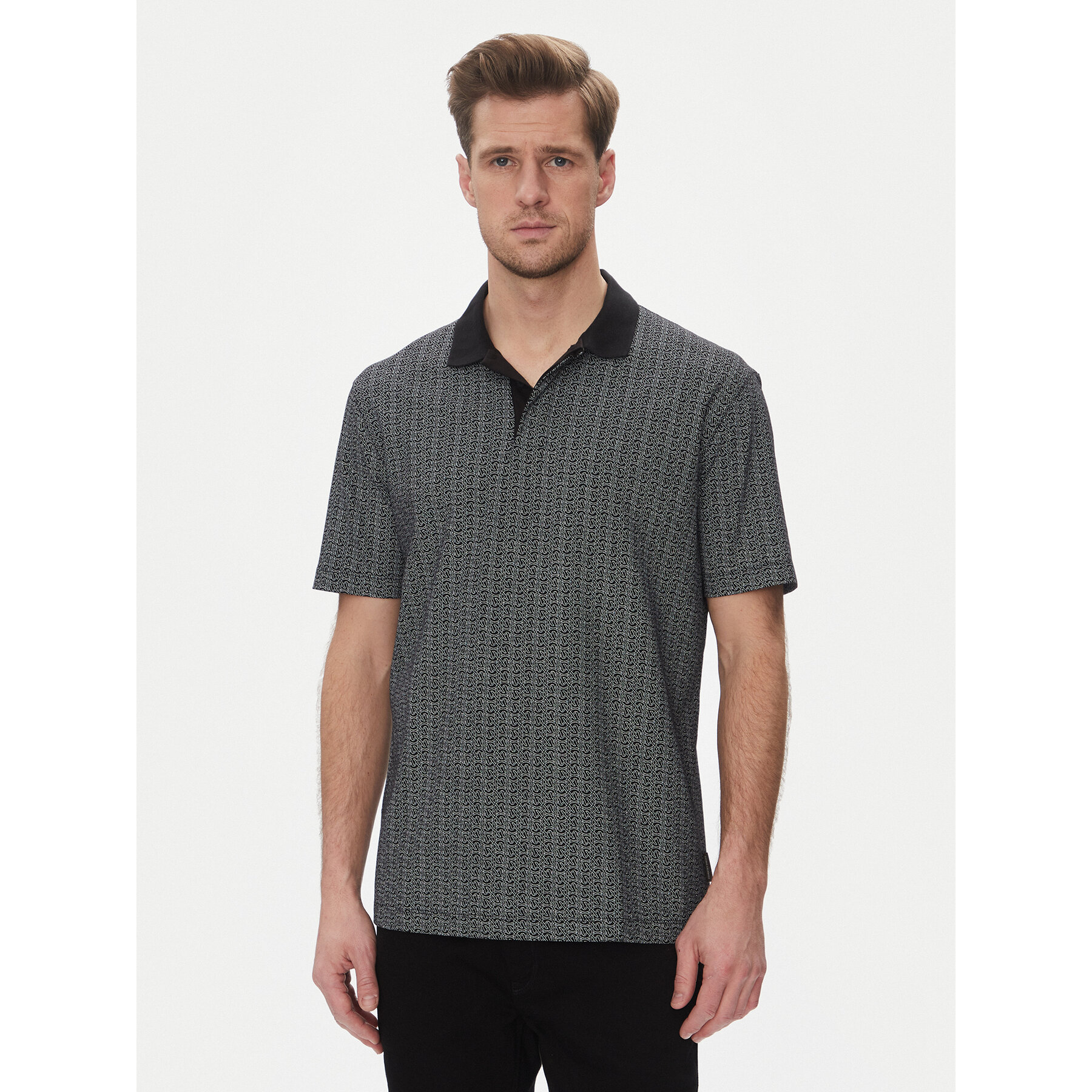 Armani Exchange Polo XM000736 AF10819 FC012 Grigio Regular Fit