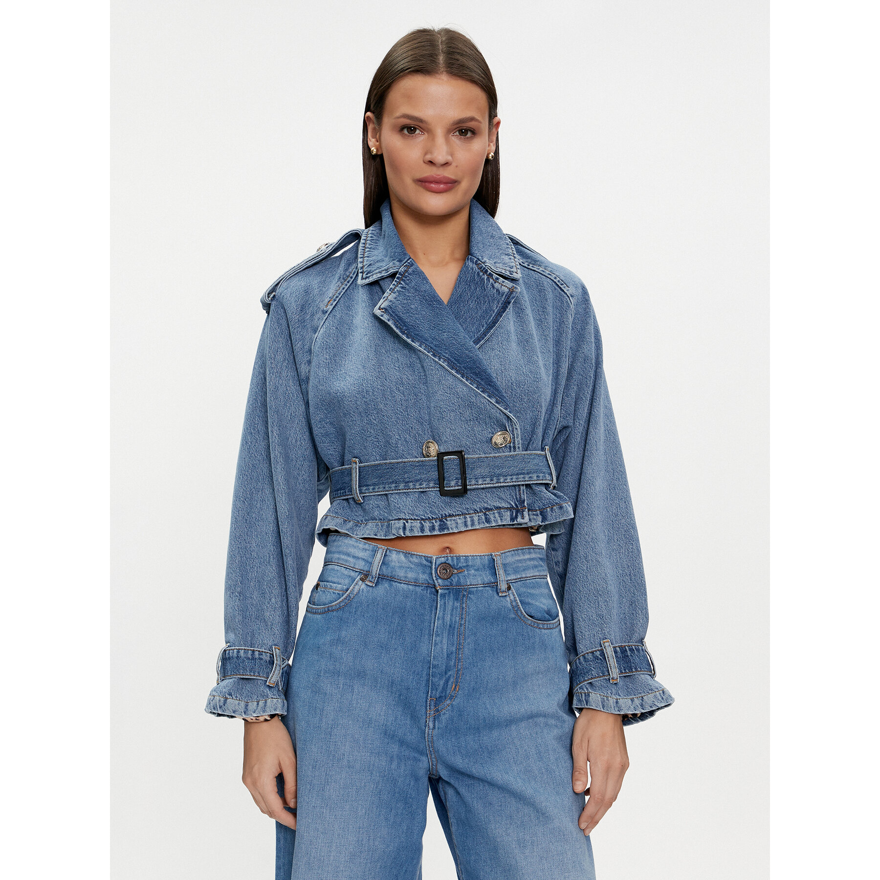 Liu Jo Jeansjacke UA4233 DS059 Blau Regular Fit