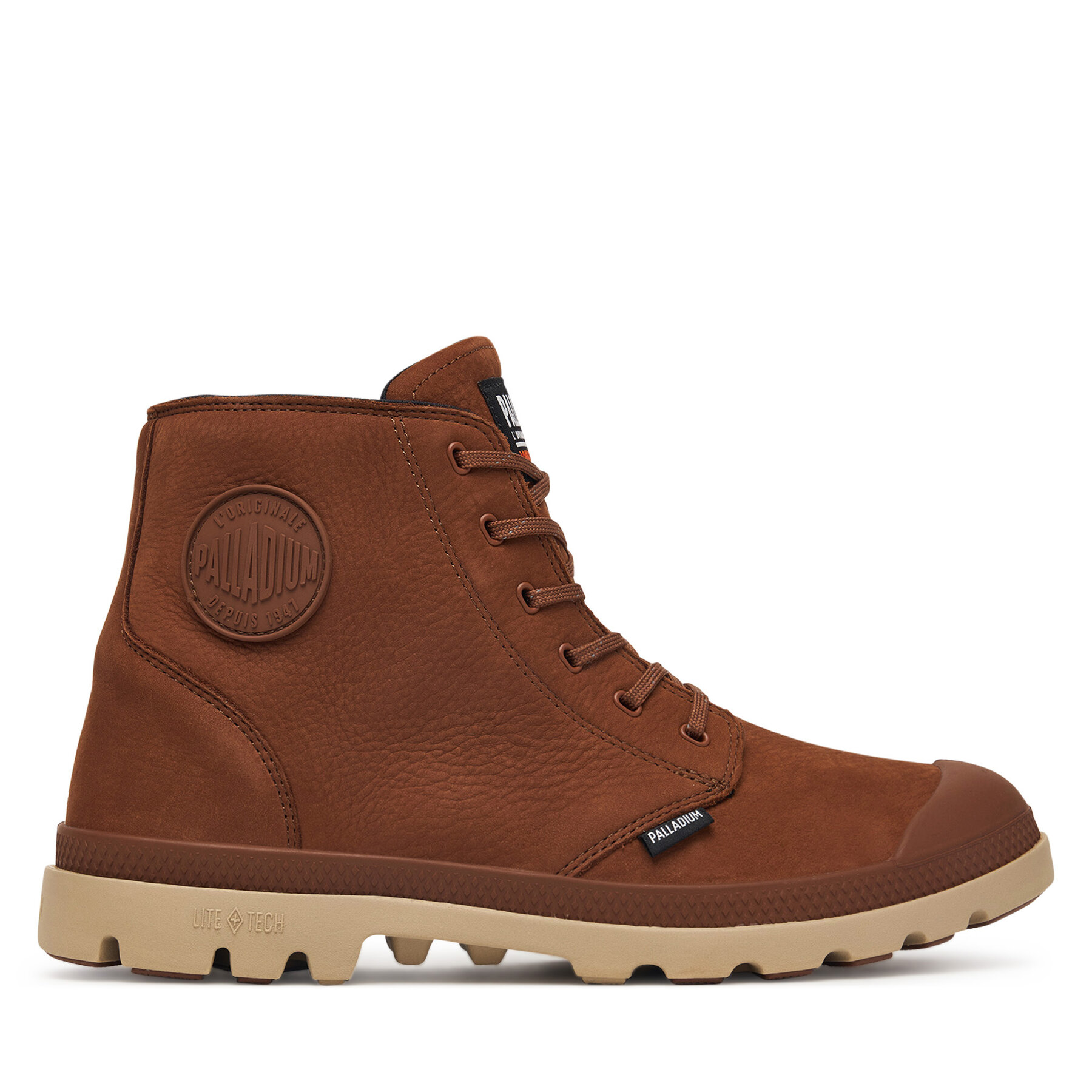 Ορειβατικά παπούτσια Palladium Pampa Lite+ Zip Wp+ 79577-210-M Καφέ