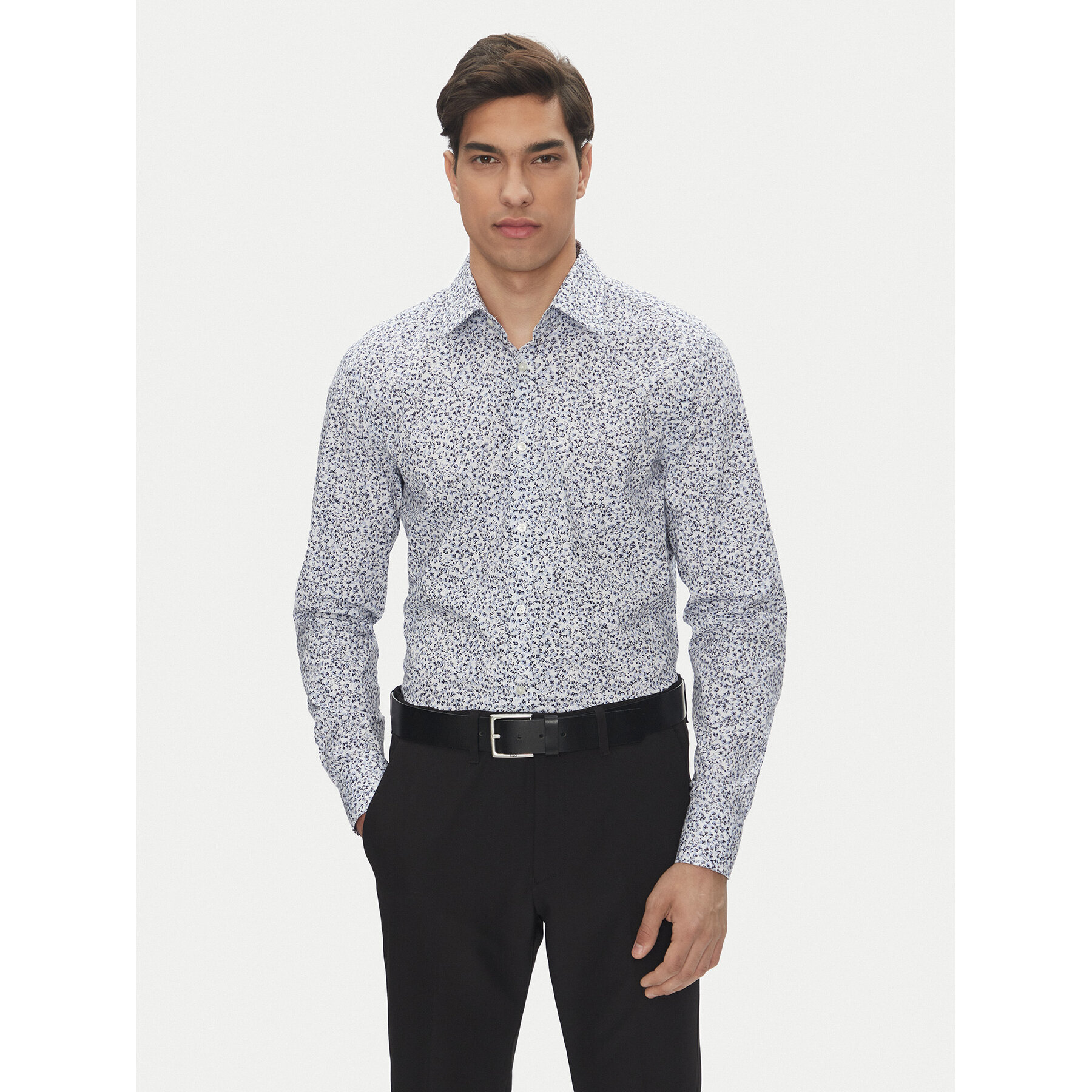 BOSS Hemd H-Hank-Kent-C1 50545109 Blau Slim Fit