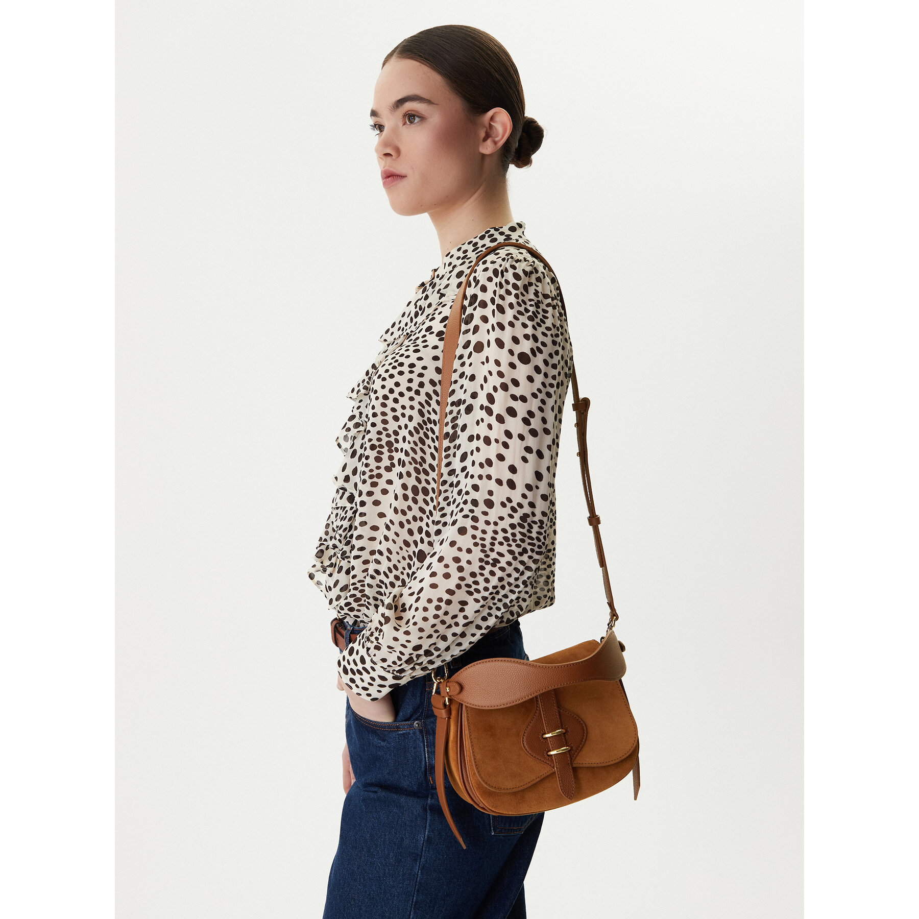 Geantă Coccinelle U7H Coccinellemavery E1 U7H 18 02 01 Maro