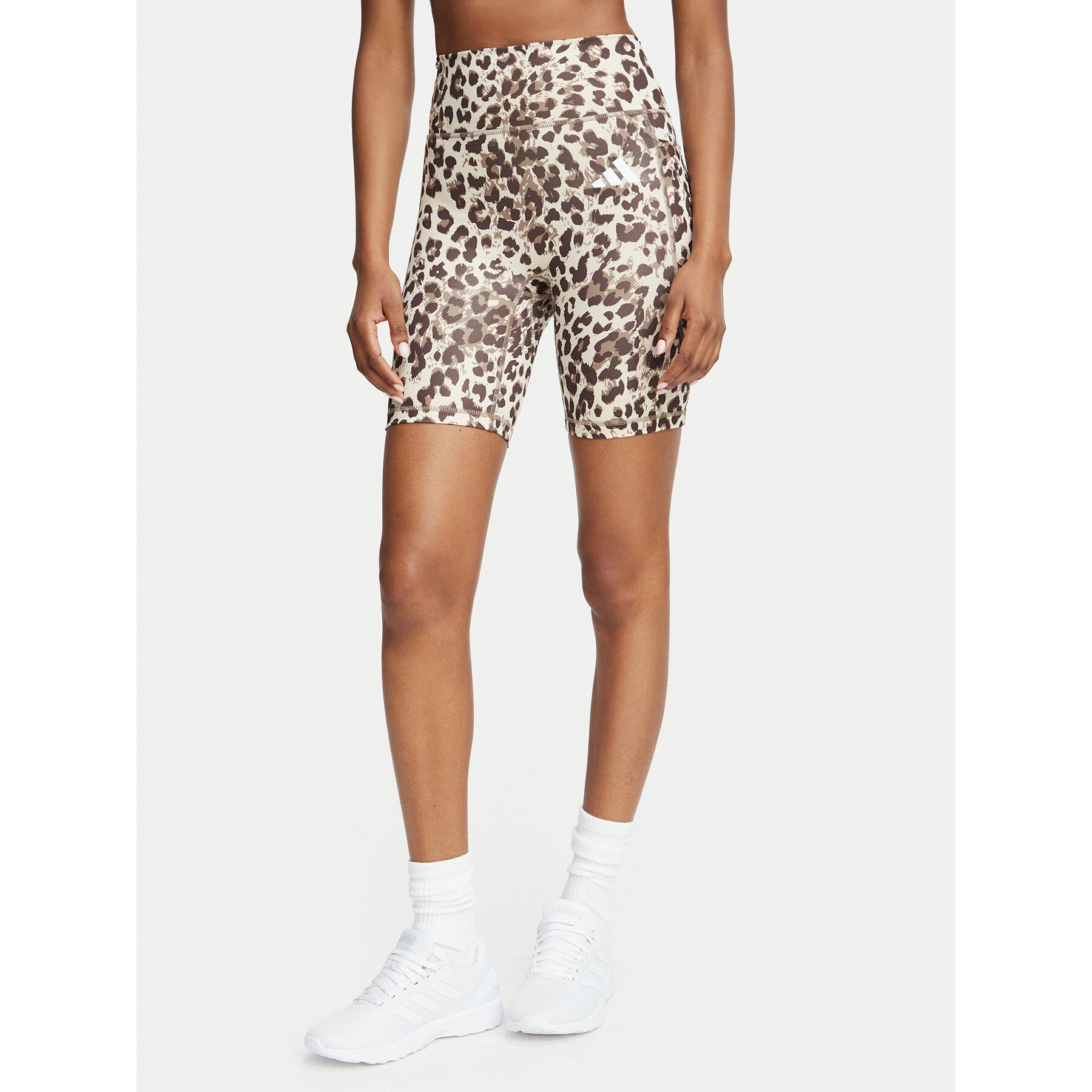 adidas Bikershorts Optime Essentials Workou KH4854 Beige Slim Fit
