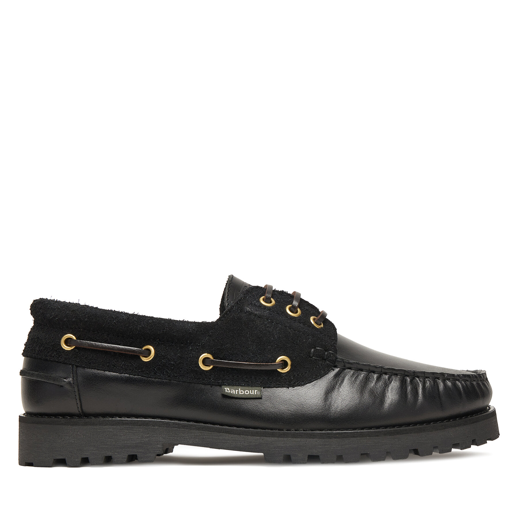 Barbour Mocasini Bărbați, Mărimea: 45, Negru, Deck Boat MFO0795BK51