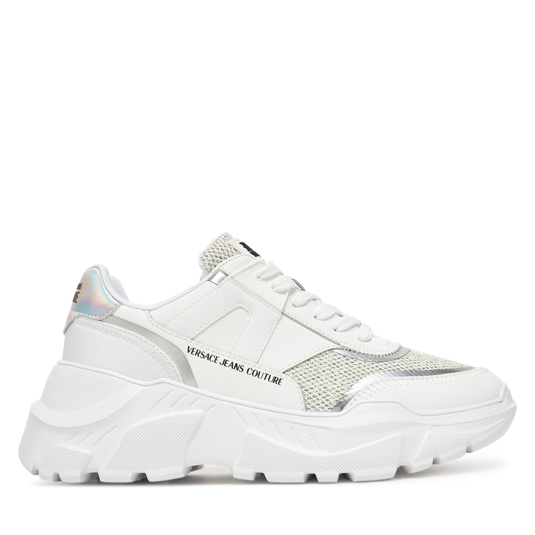 Sneakersy Versace Jeans Couture 78VA3SC4 Biela