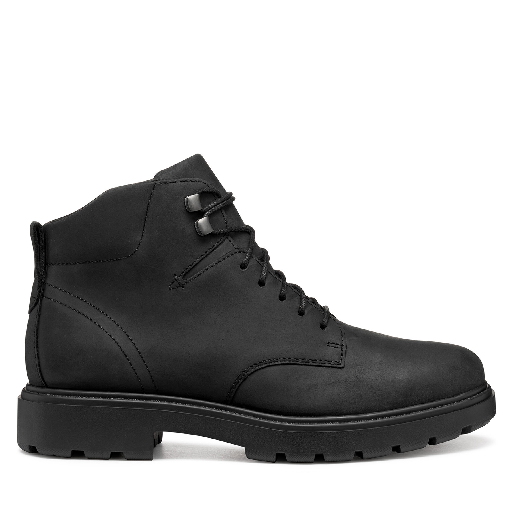 Šnurovacia obuv Geox U Spherica Ec7 U56FRC 000FF C9999 Čierna