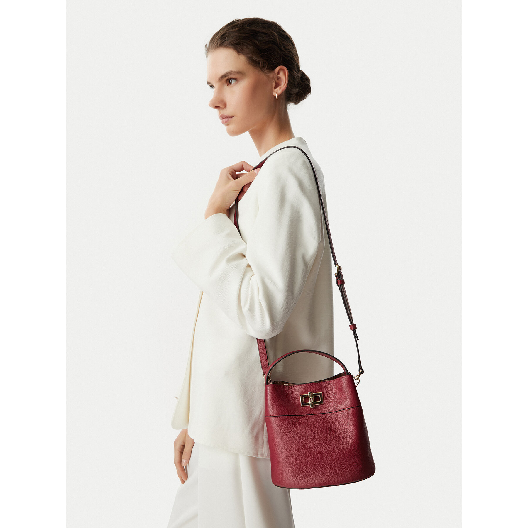 Geantă Furla Amelia Mini WE00879 HSF000 CN CGQ00 Vișiniu
