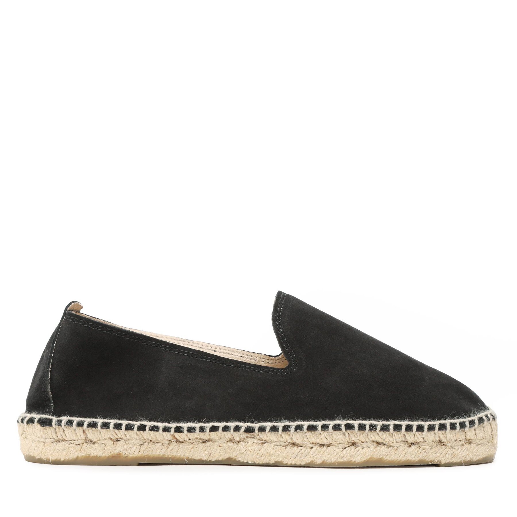 Męskie Manebi Espadryle, Rozmiar 40 Czarny Flat Espadrilles K 1.0 C0