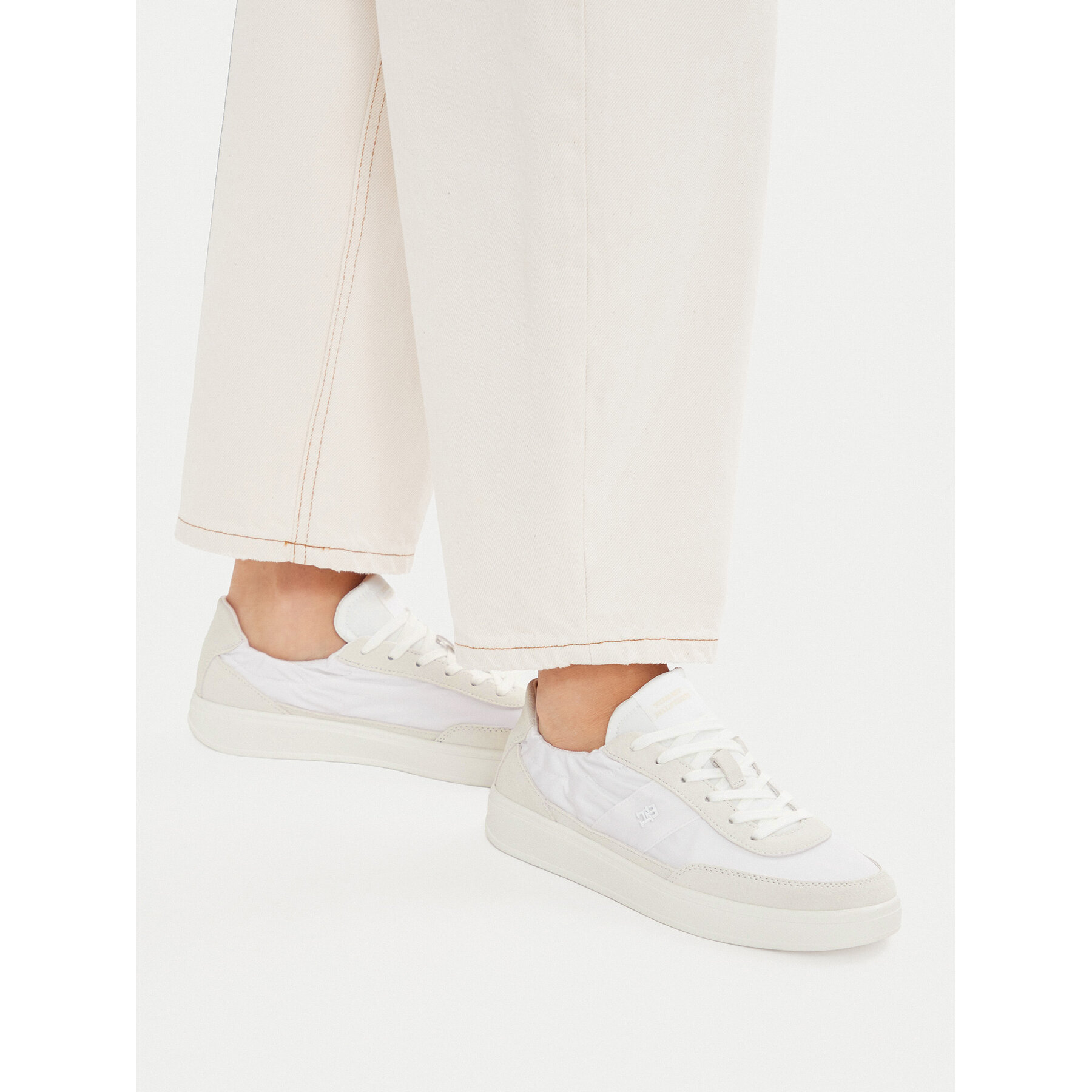Sneakers Tommy Hilfiger Th Heritage Nylon Sneaker FW0FW09405 Alb