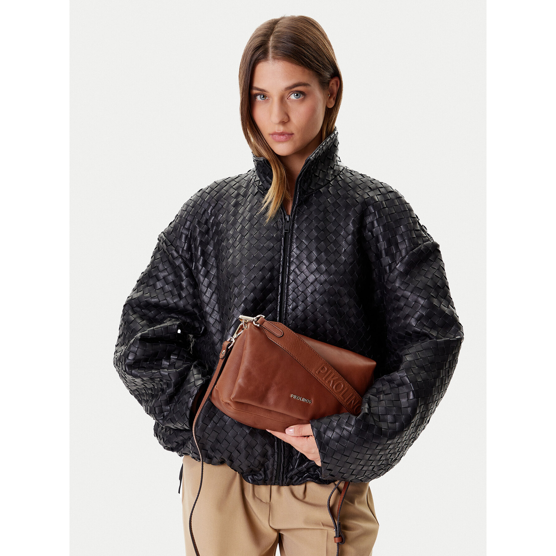 Borsetta Pikolinos Wha-1113C1 Marrone