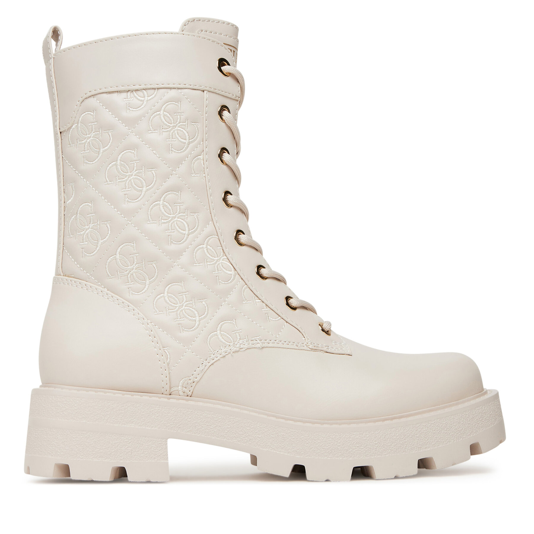 Зимни обувки Guess FLTYAN ELE10 Екрю