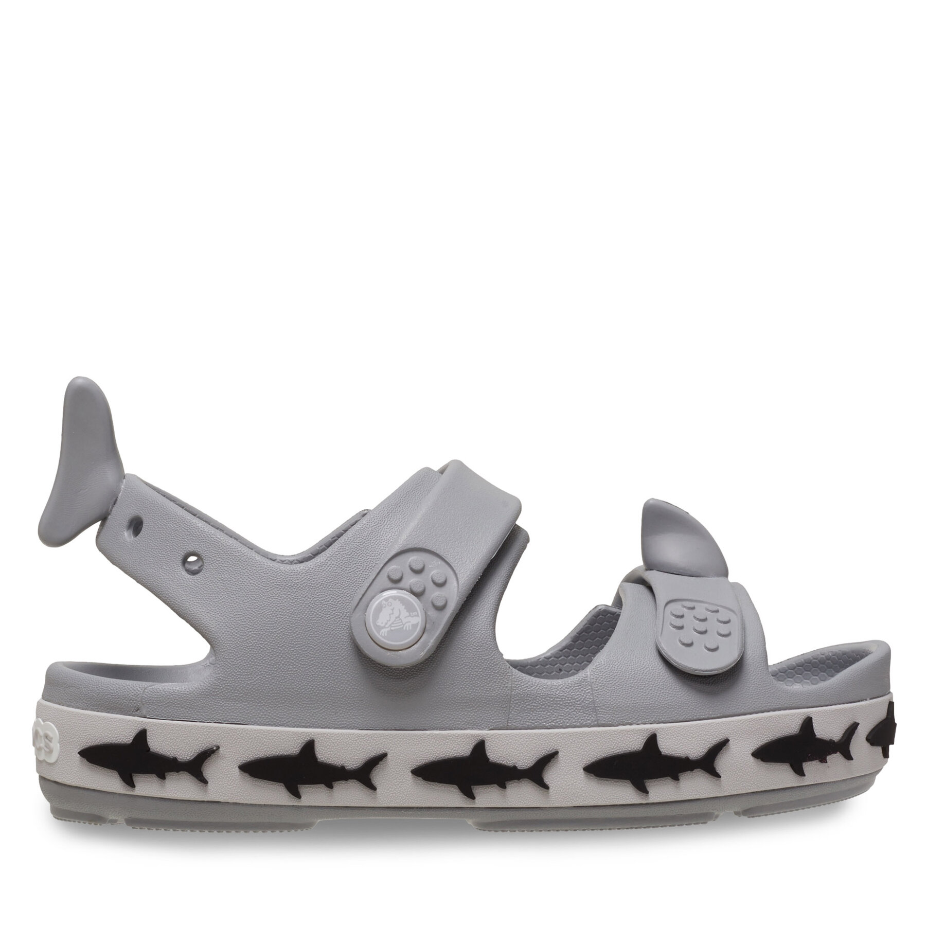 Sandaler Crocs Crocband Cruiser Shark Sandal T 210031 Grå