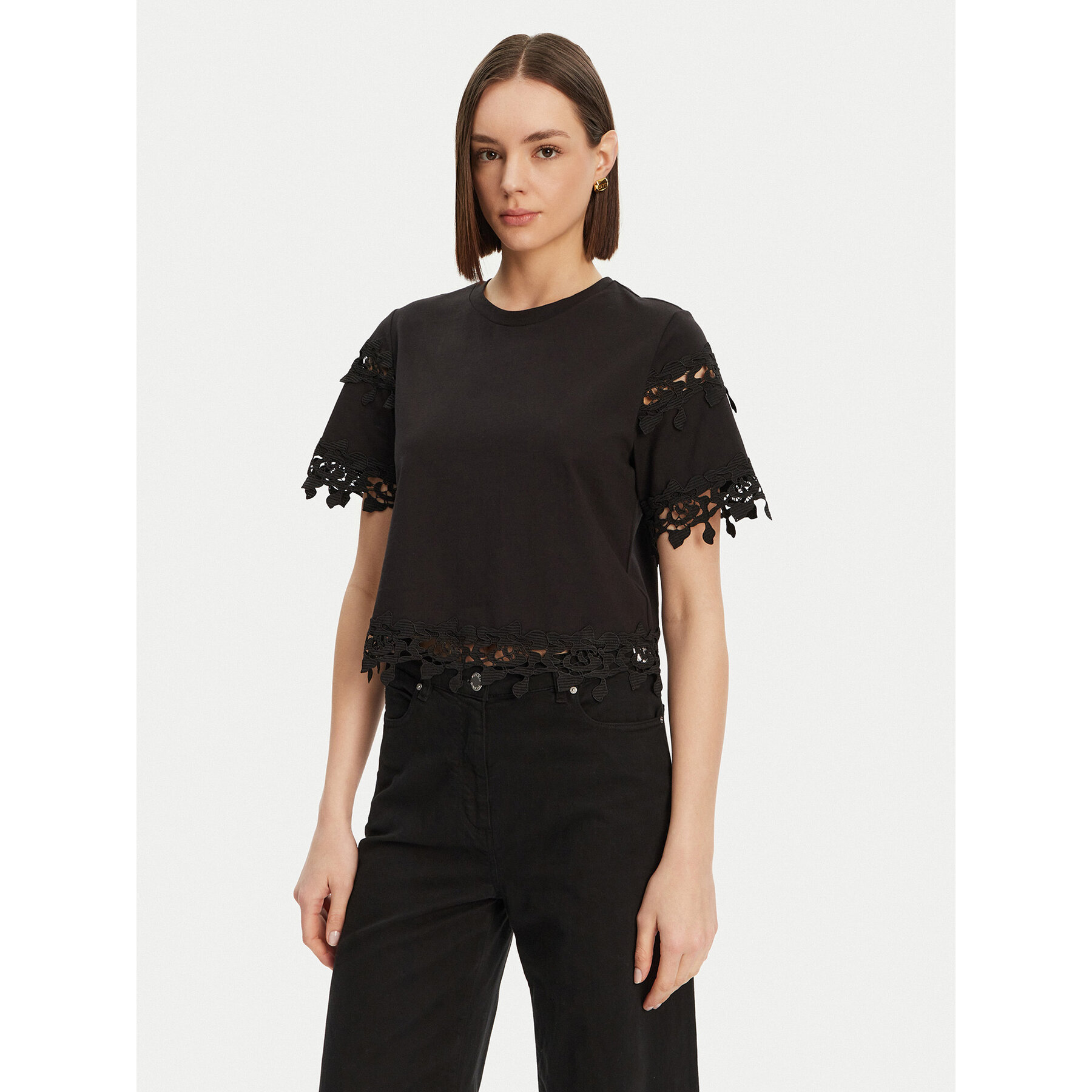 Morgan Bluse 251-DFUTUR Schwarz Regular Fit