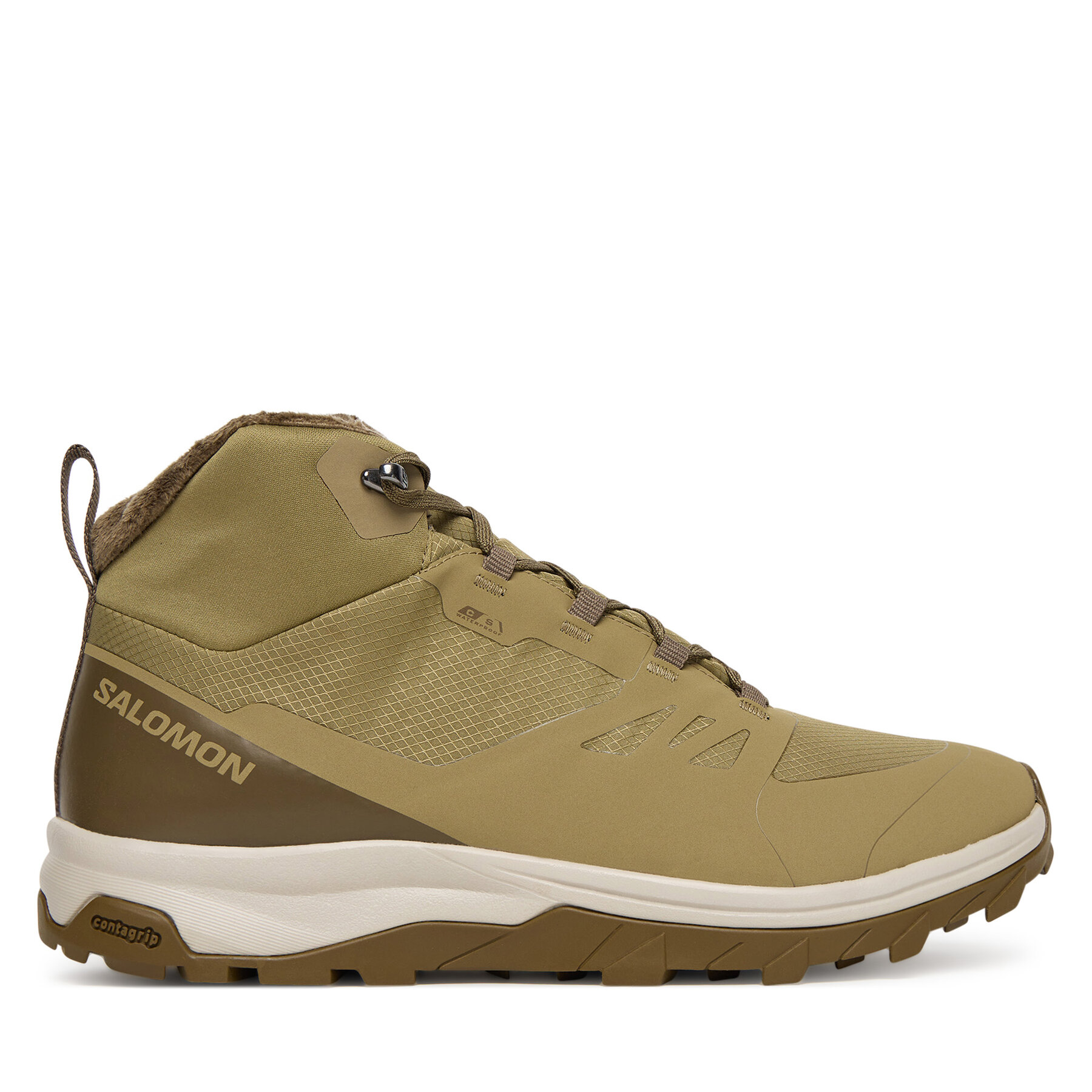 Παπούτσια πεζοπορίας Salomon Outsnap Waterproof L47854000 Πράσινο
