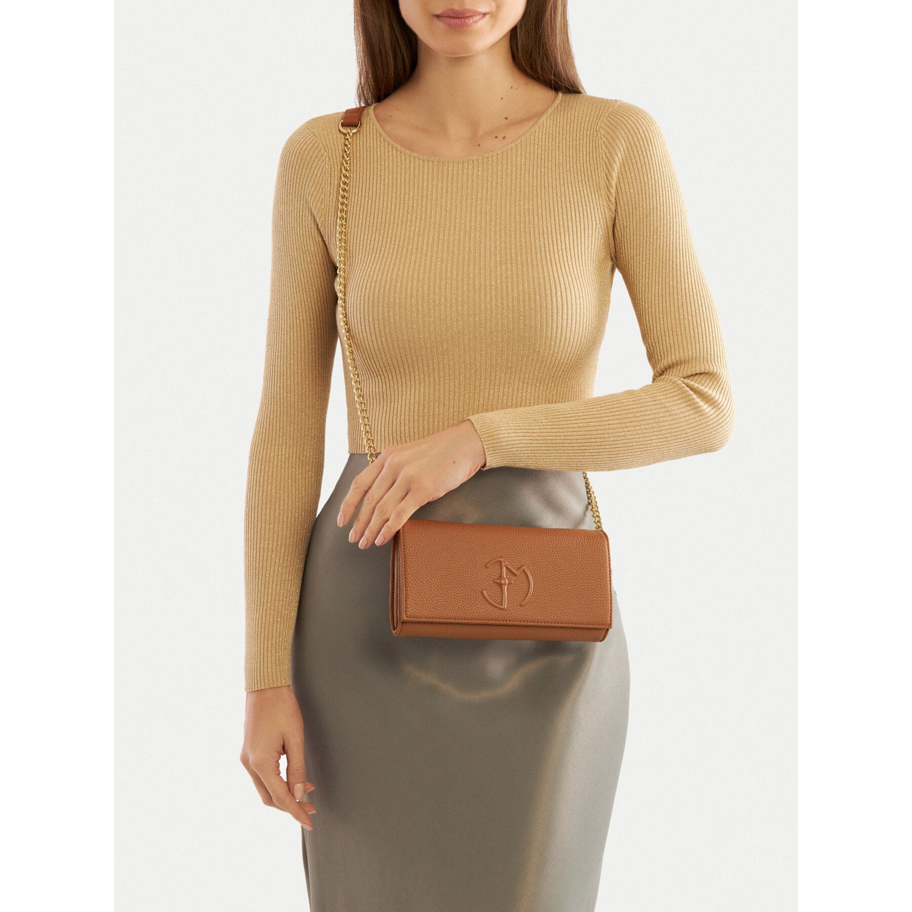 Borsetta Eva Minge DAHLIA-CS10233 Marrone