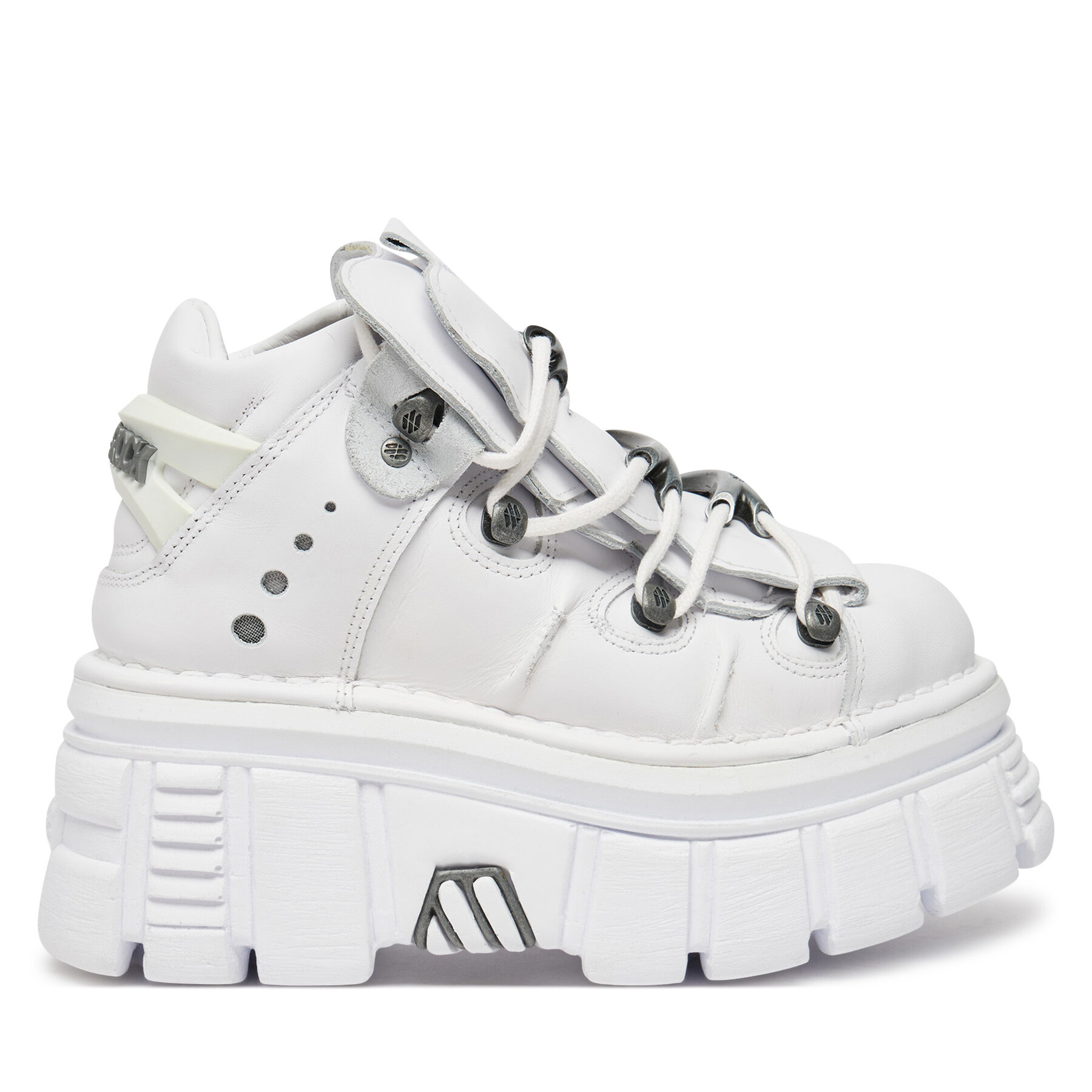 Sneakersy NEW ROCK M-106-S53 Biela