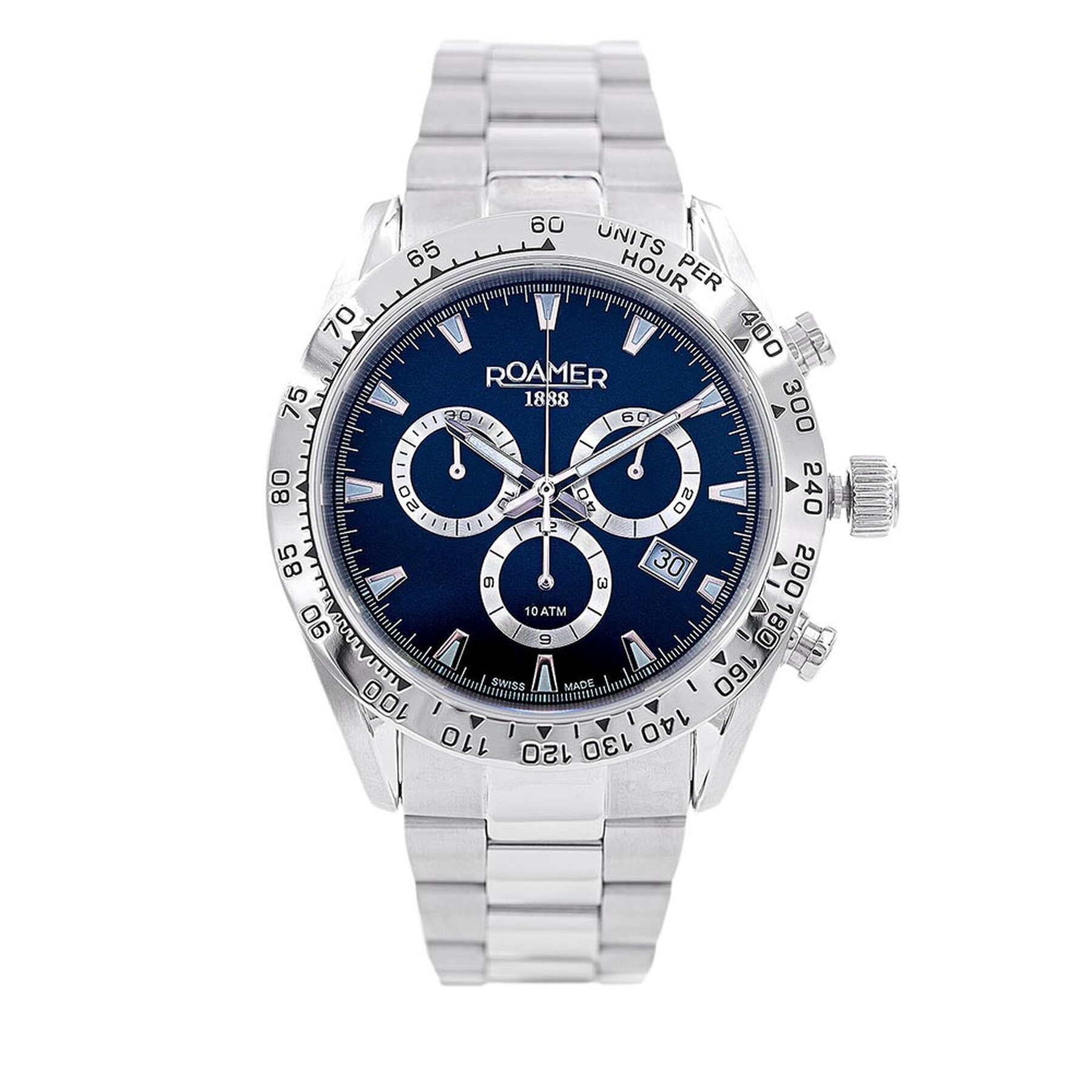 

Годинник Roamer Monza 100 850837 41 45 20 Silver/Silver, Срібний