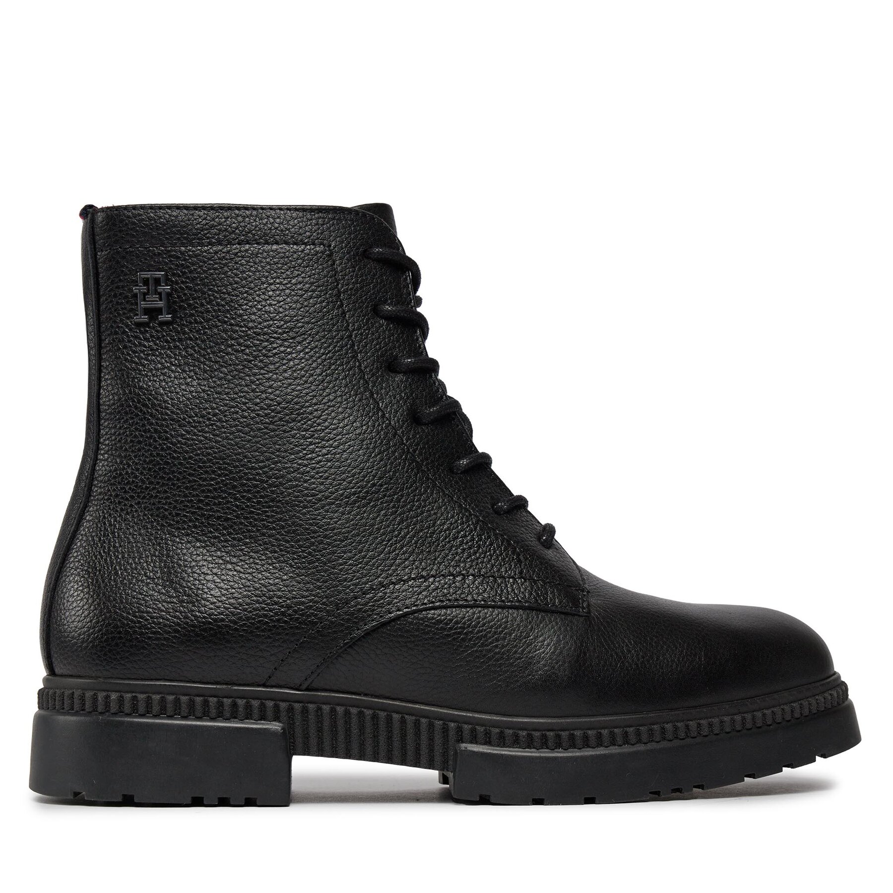 Tommy Hilfiger Μπότες Tommy Hilfiger Comfort Cleated Termo Lth Boot FM0FM04651 Μαύρο