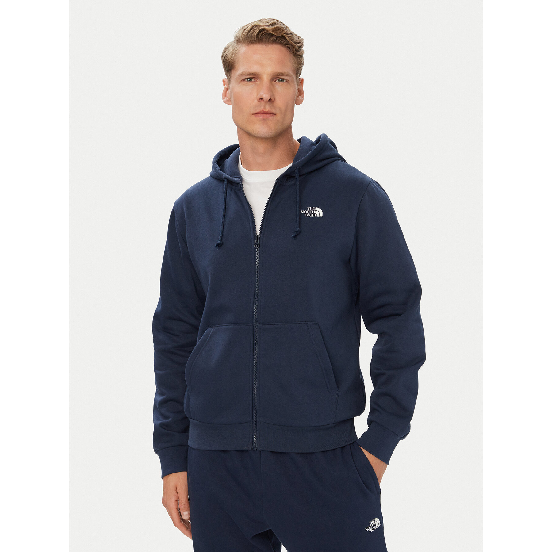 The North Face Sweatshirt Evolution Simple Dome NF0A8EU1 Dunkelblau Regular Fit