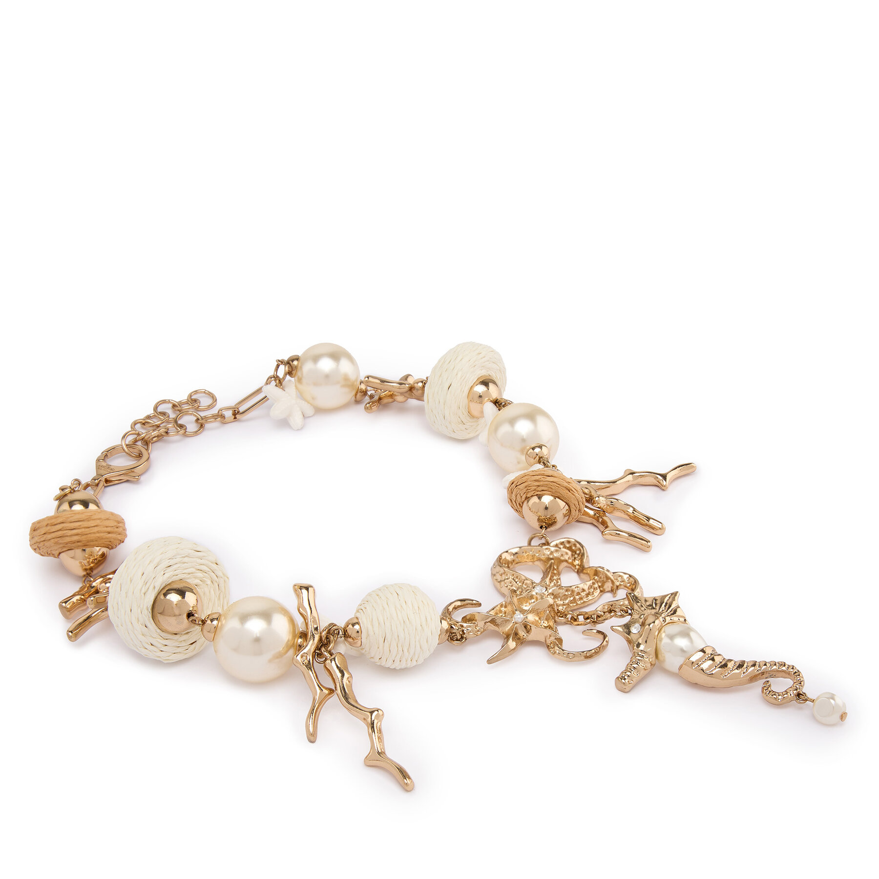 Set náhrdelník a náušnice Weekend Max Mara Pevera 2615751095650 Zlatá