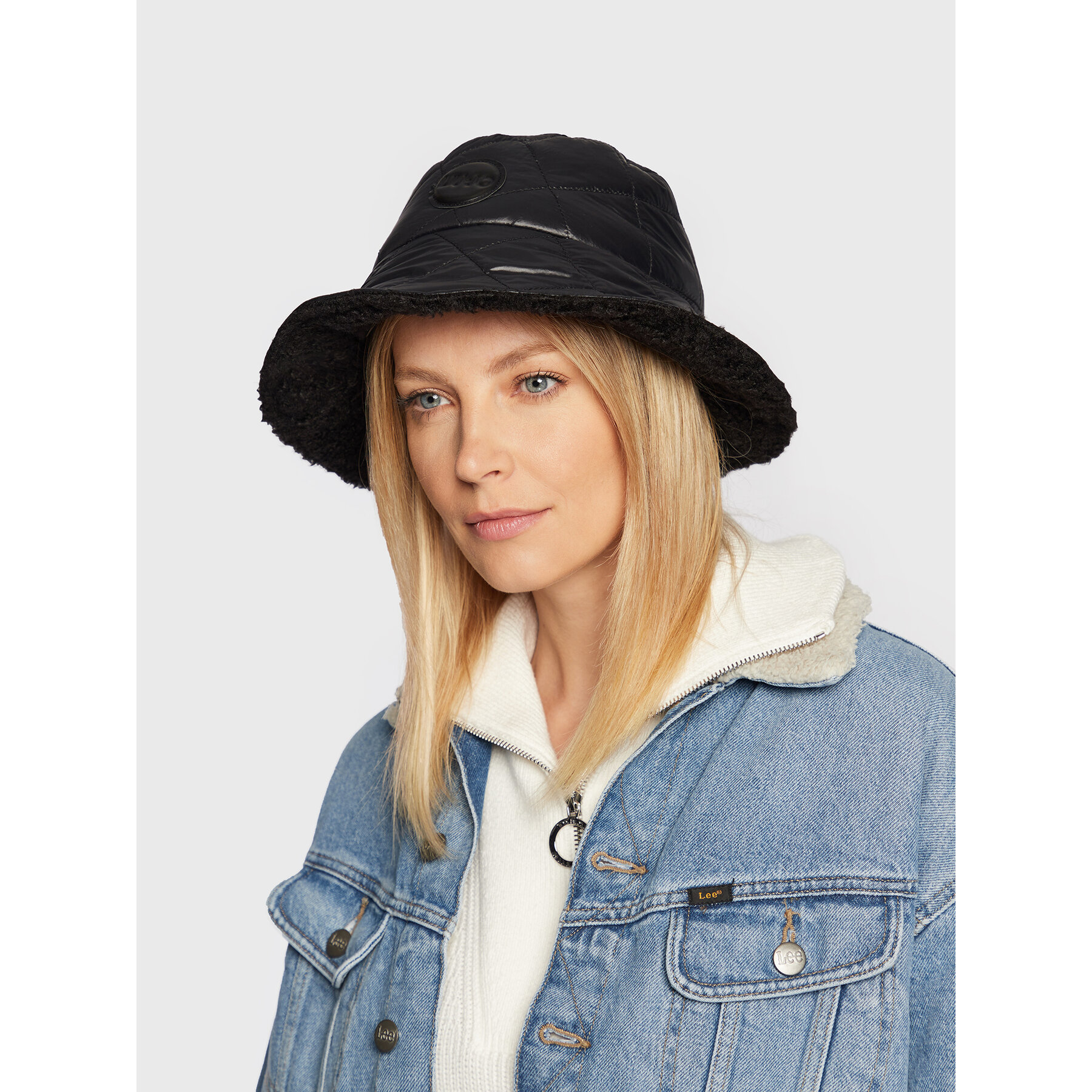 Klobuk Liu Jo Bucket Teddy 3F2075 T0300 Nero 22222