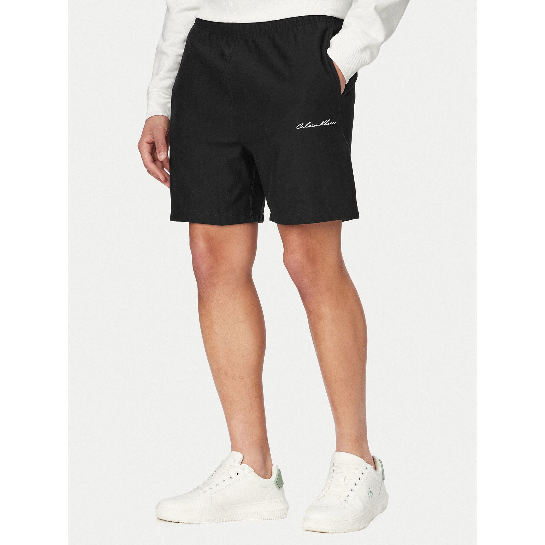 Calvin Klein Jeans Sportshorts LV04RF252G Schwarz Regular Fit