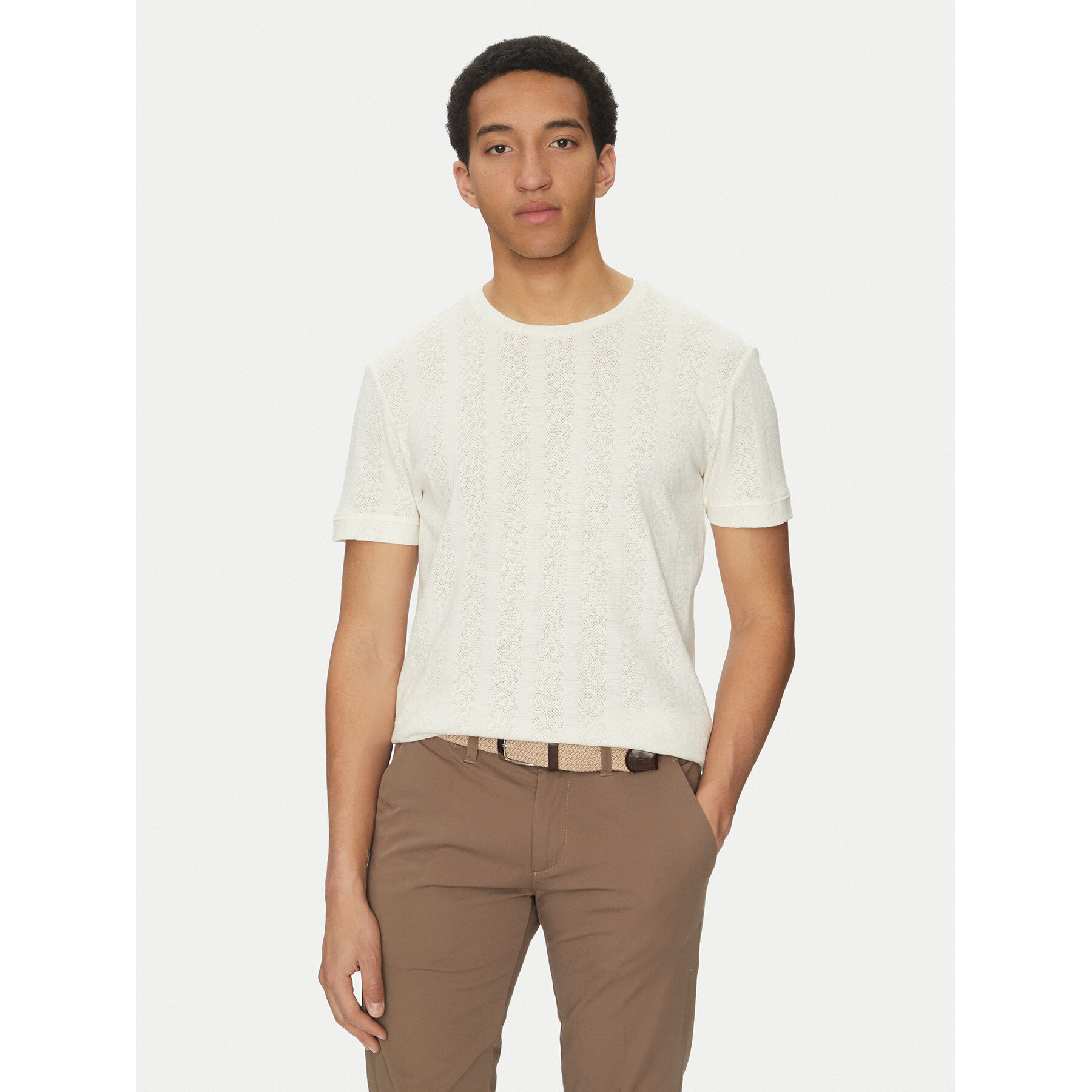 Marciano Guess T-Shirt 5GHI06 6321A Εκρού Regular Fit