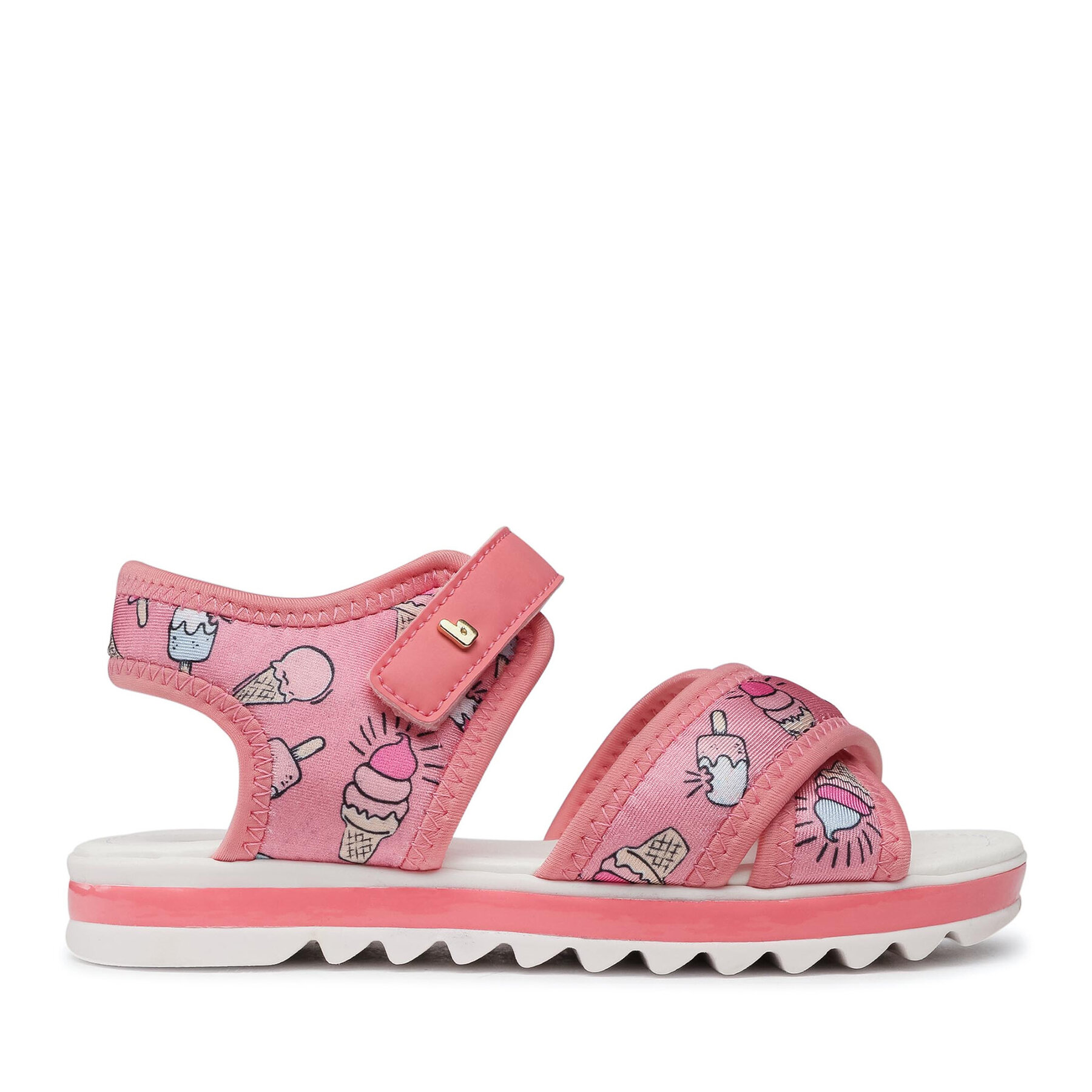 Sandalias Bibi Flat Form 1059175 Rosa