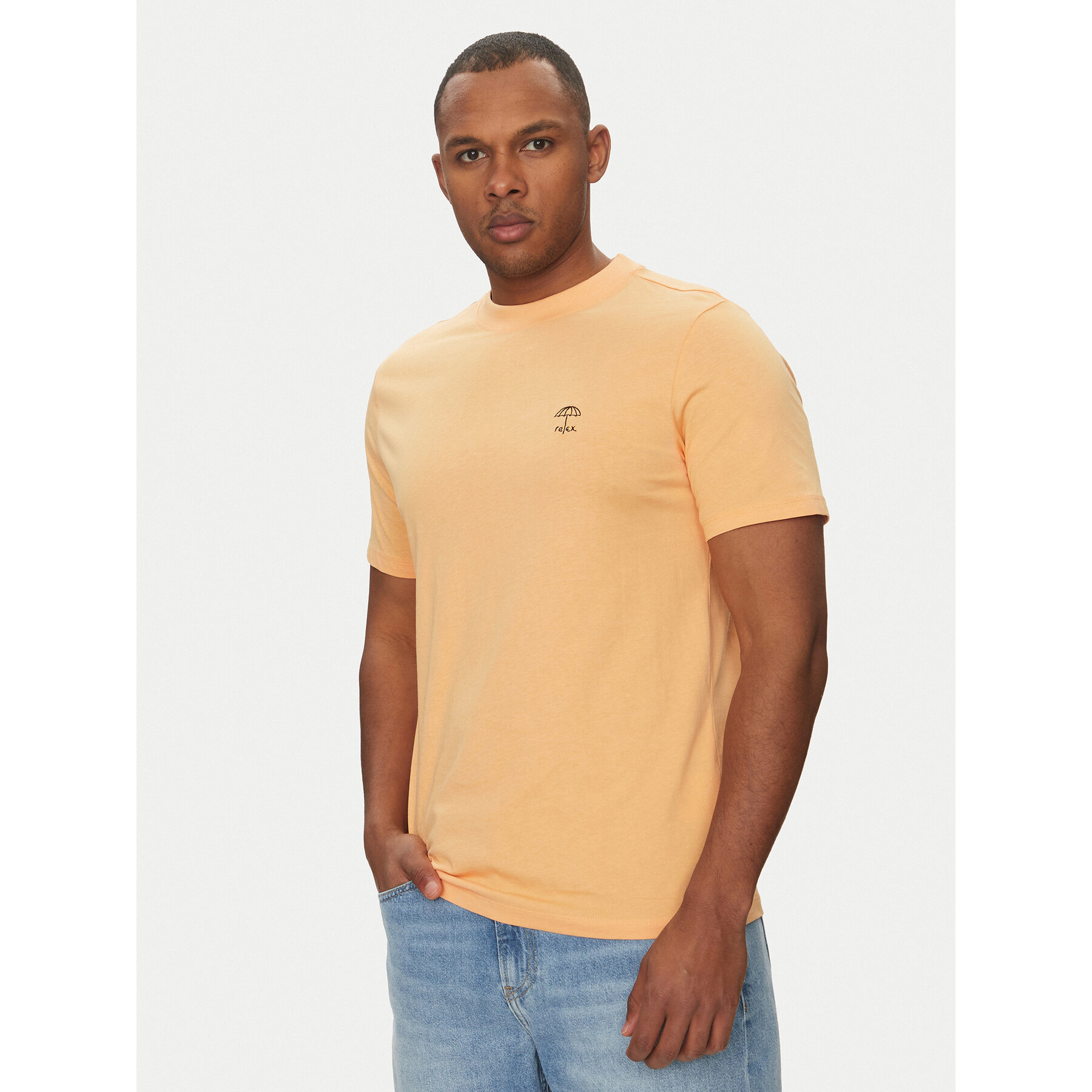 Blend T-shirt 20718304 Arancione Regular Fit