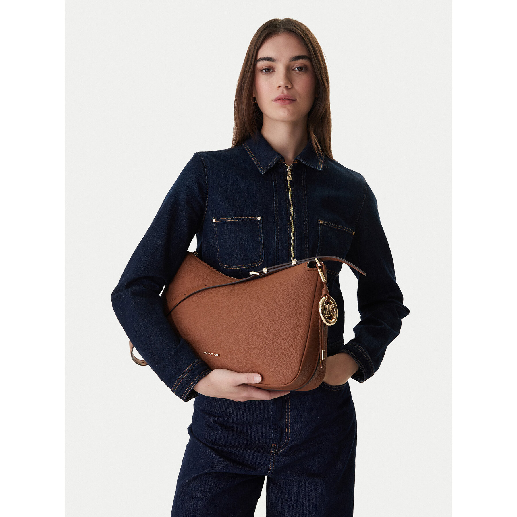 Ročna torba MICHAEL Michael Kors 30F5GY5M6L Rjava