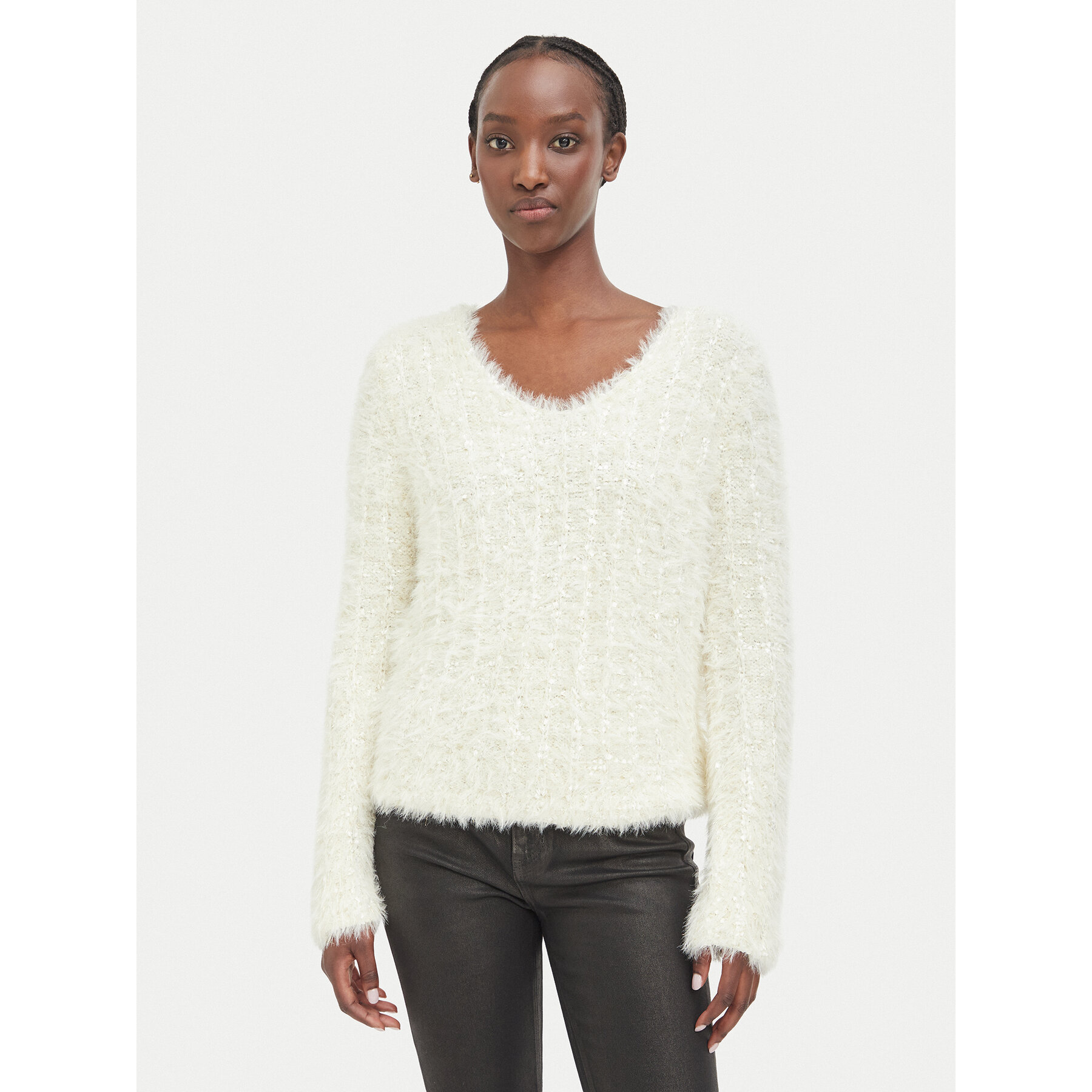 Guess Pullover W6BR58 Z1563 Creme Regular Fit