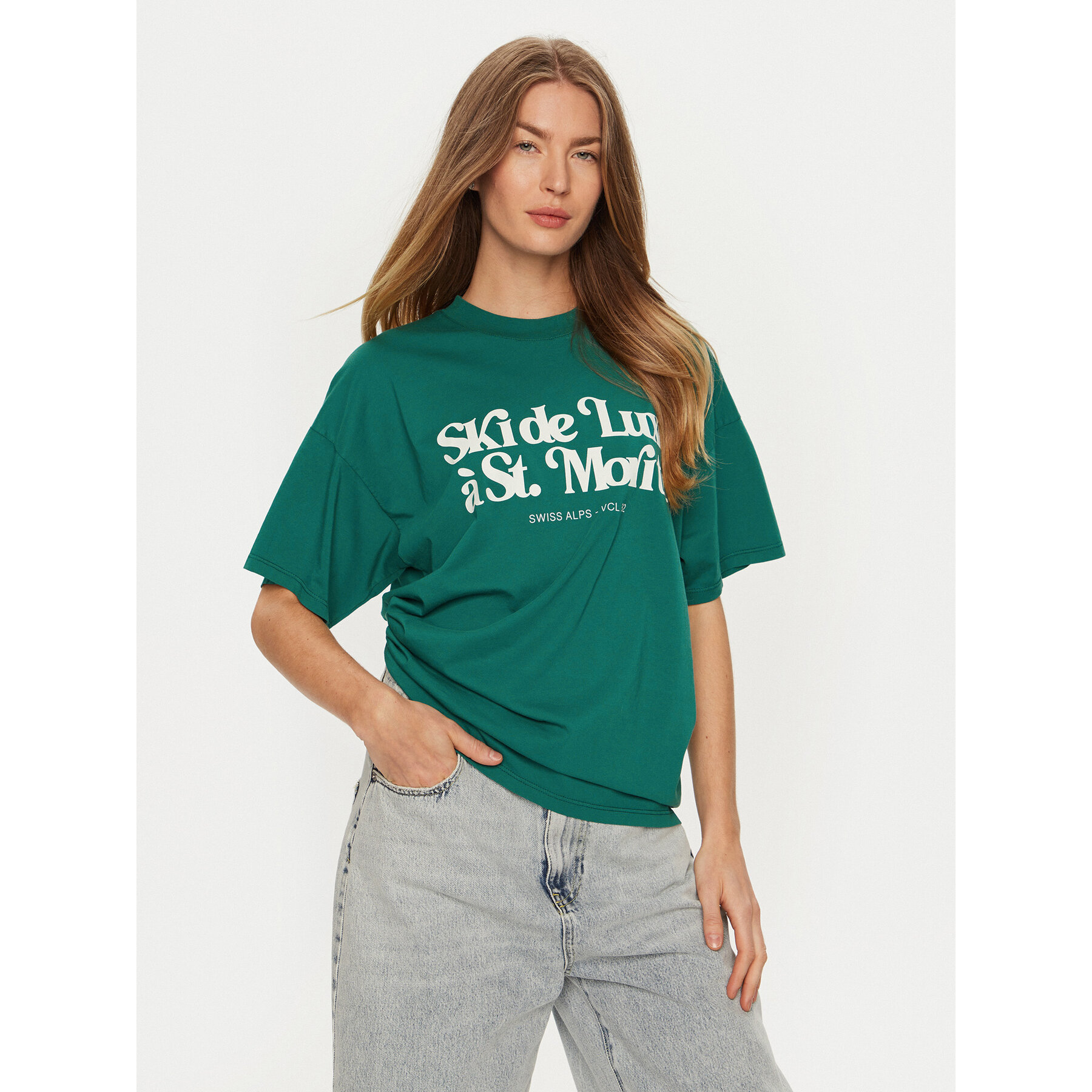ViCOLO T-shirt RS0052 Verde Regular Fit