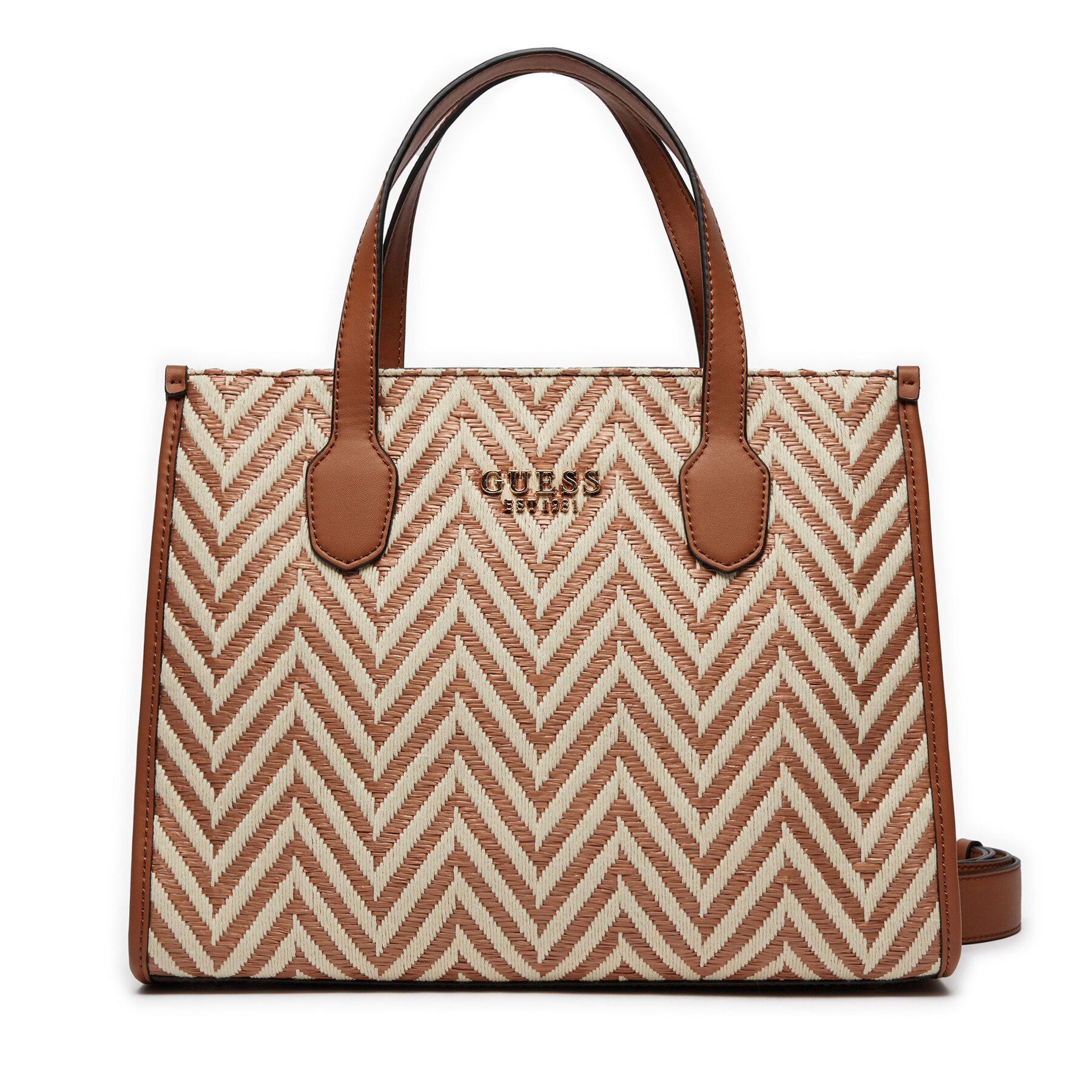  Táska Guess Silvana HWCV86 65220 Barna akciós termékkép 1