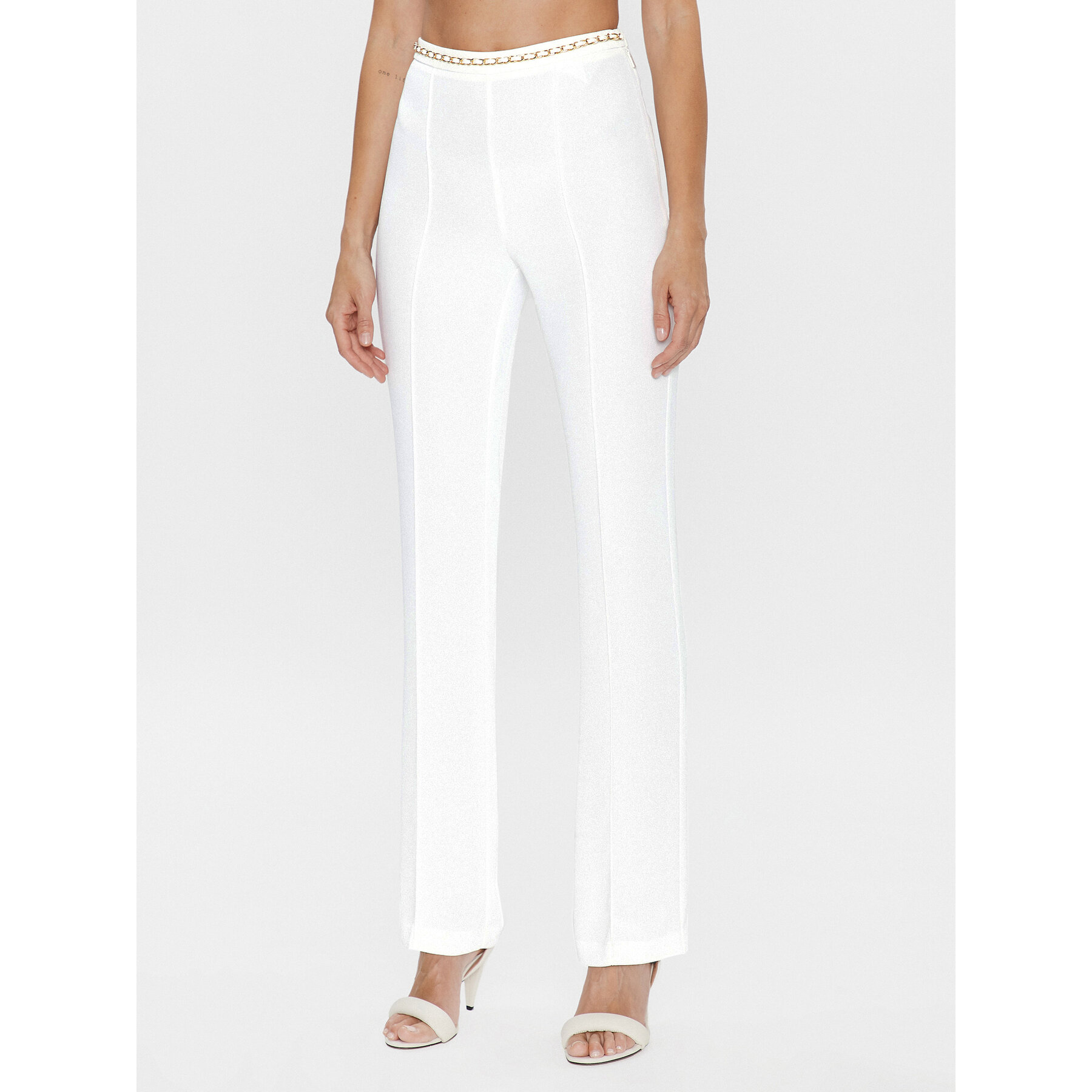 Marciano Guess Stoffhose Nausica 3GGB08 9630Z Weiß Regular Fit