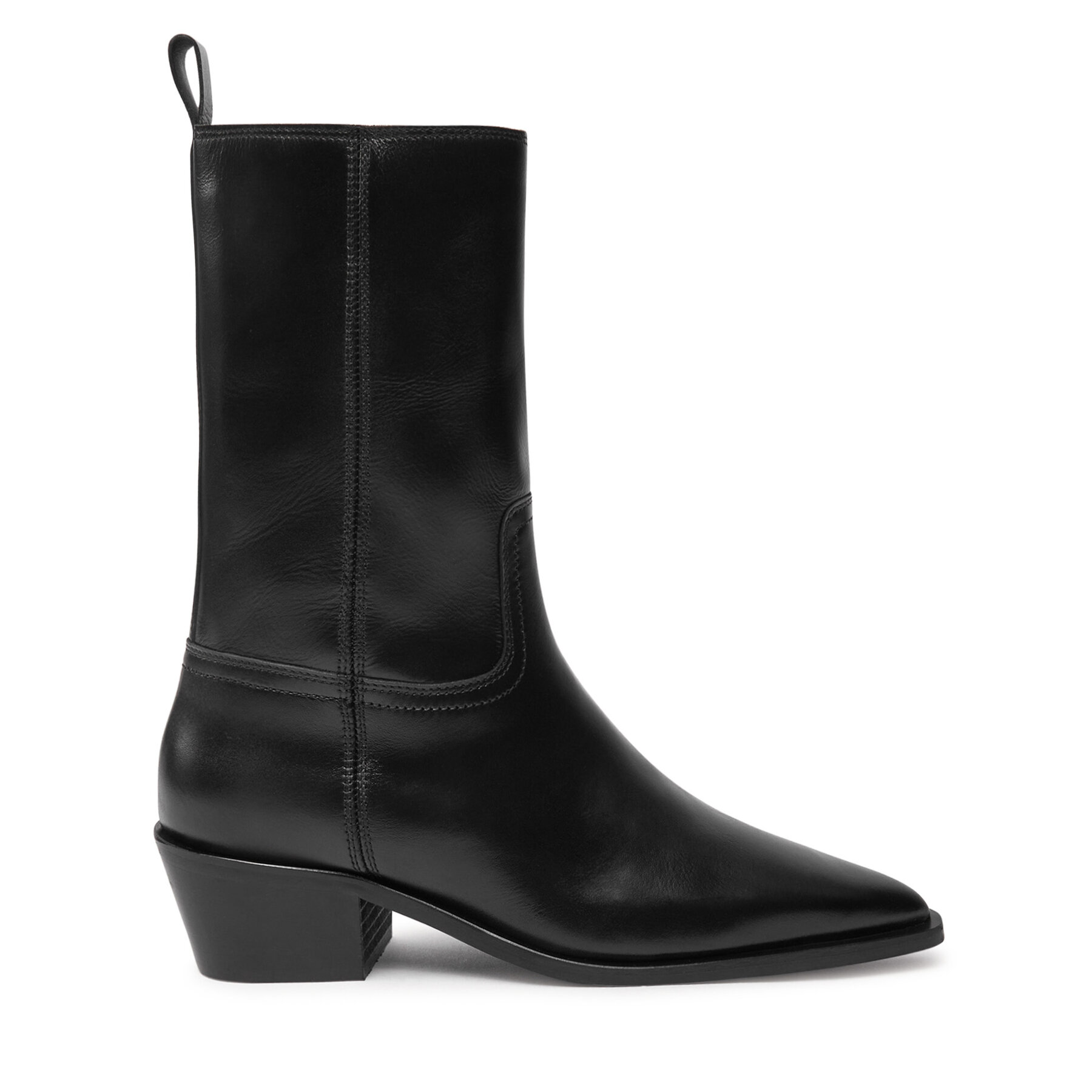 Μποτάκια Calvin Klein Jeans Cowboy YW0YW01679 Μαύρο