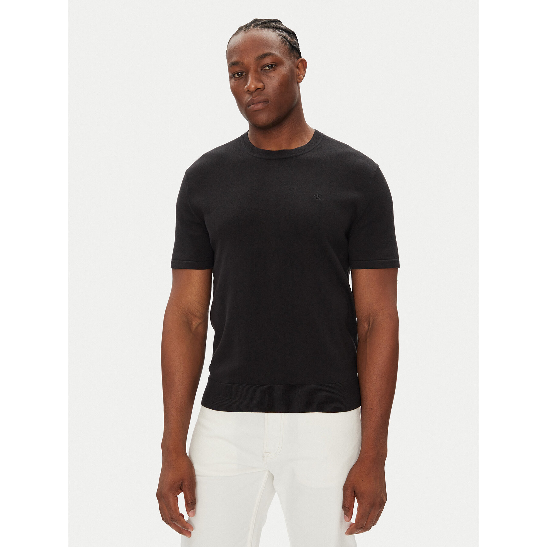 Calvin Klein Póló Supima LV04LC333G Fekete Regular Fit