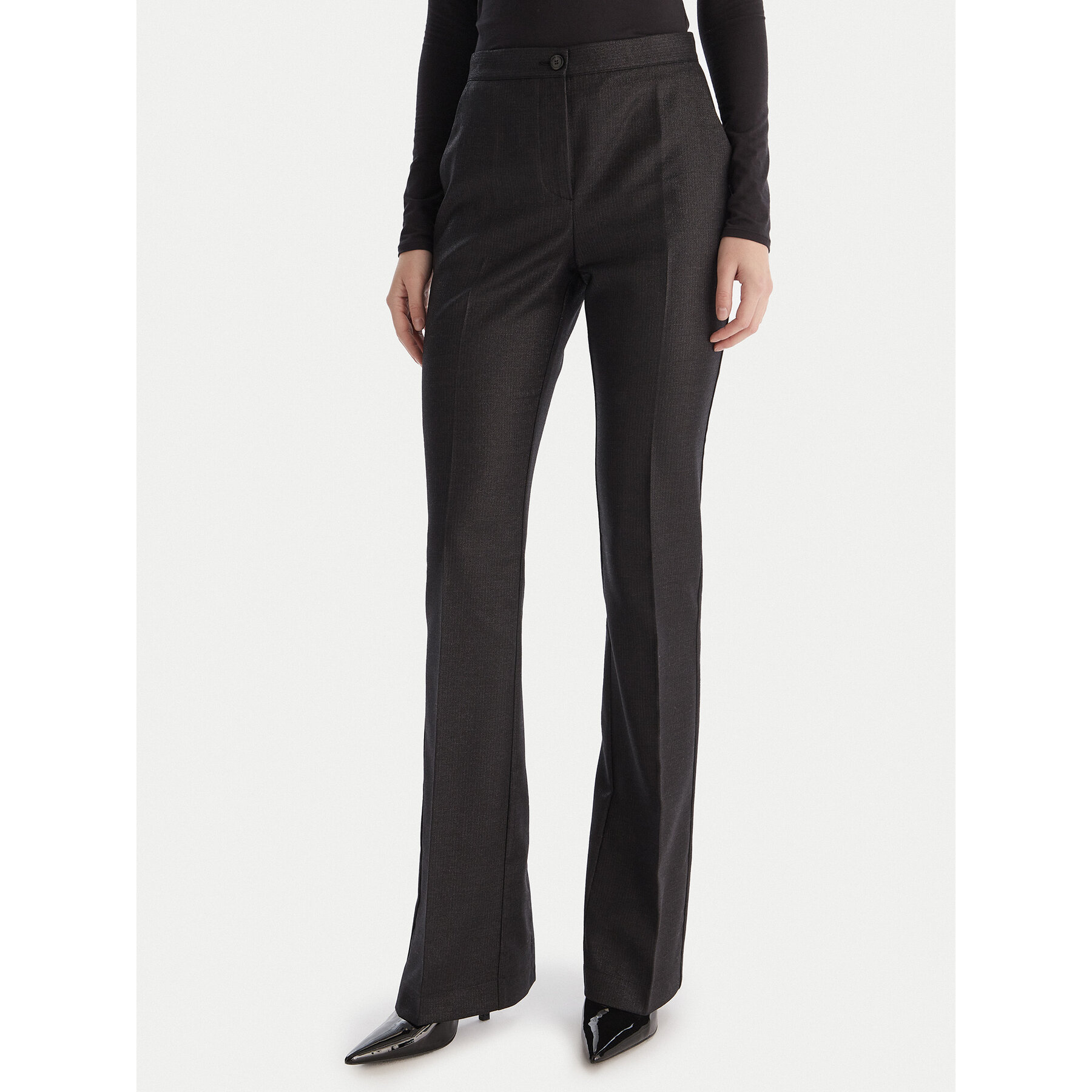 PINKO Stoffhose Aguenda 106124 A305 Schwarz Regular Fit