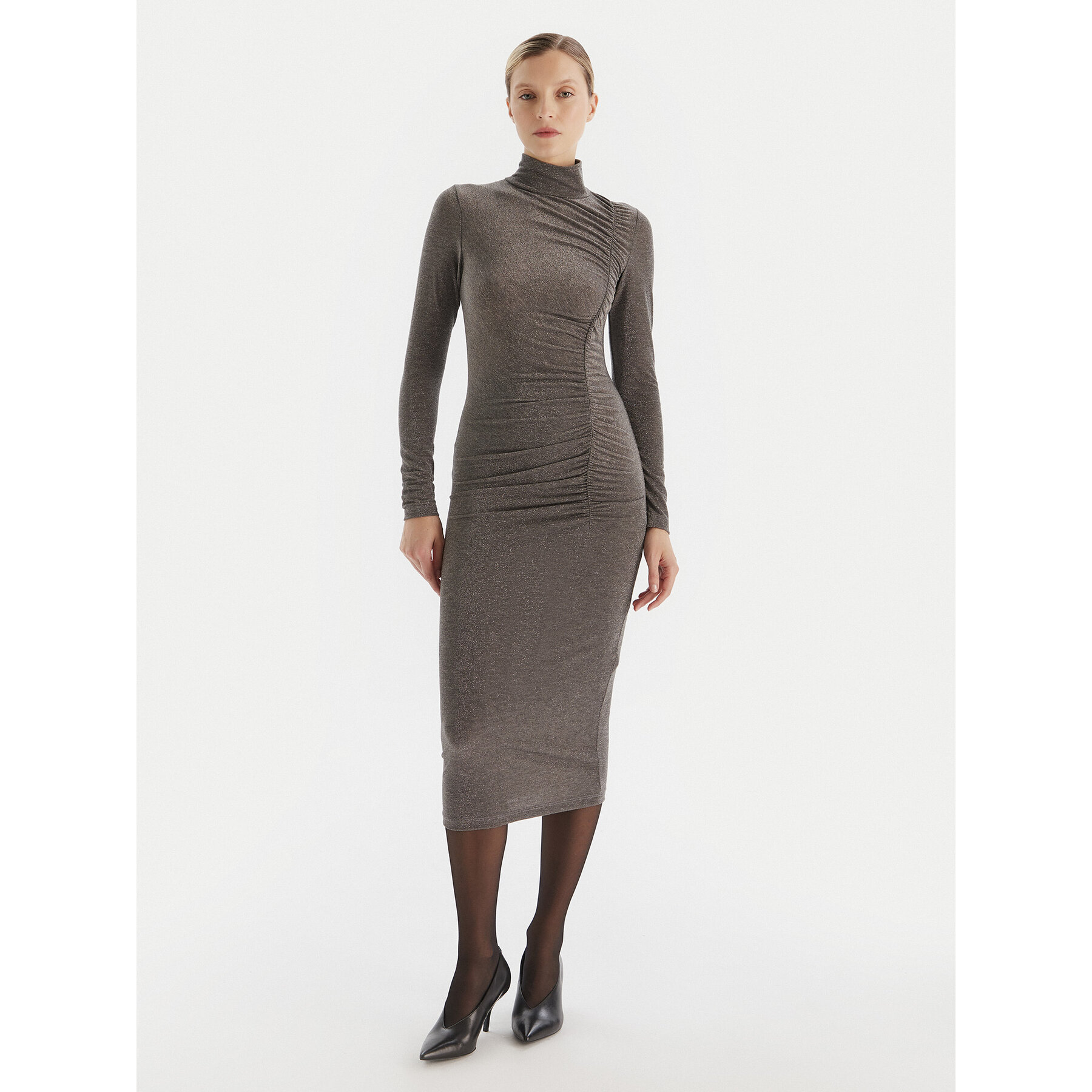 Artigli Coctailkleid ACAB003376 Grau Slim Fit