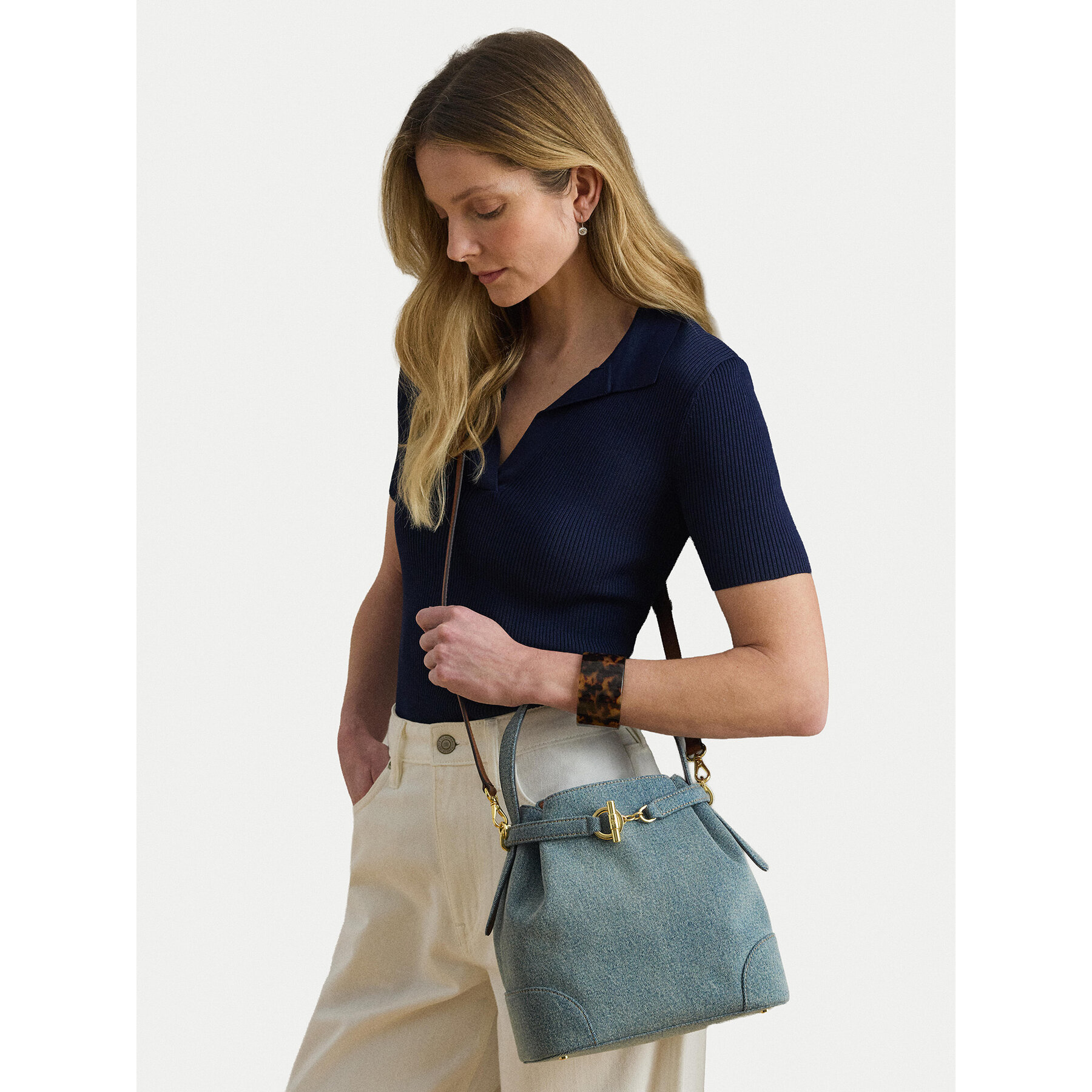 Torbica LAUREN RALPH LAUREN 431P10498001 Plava