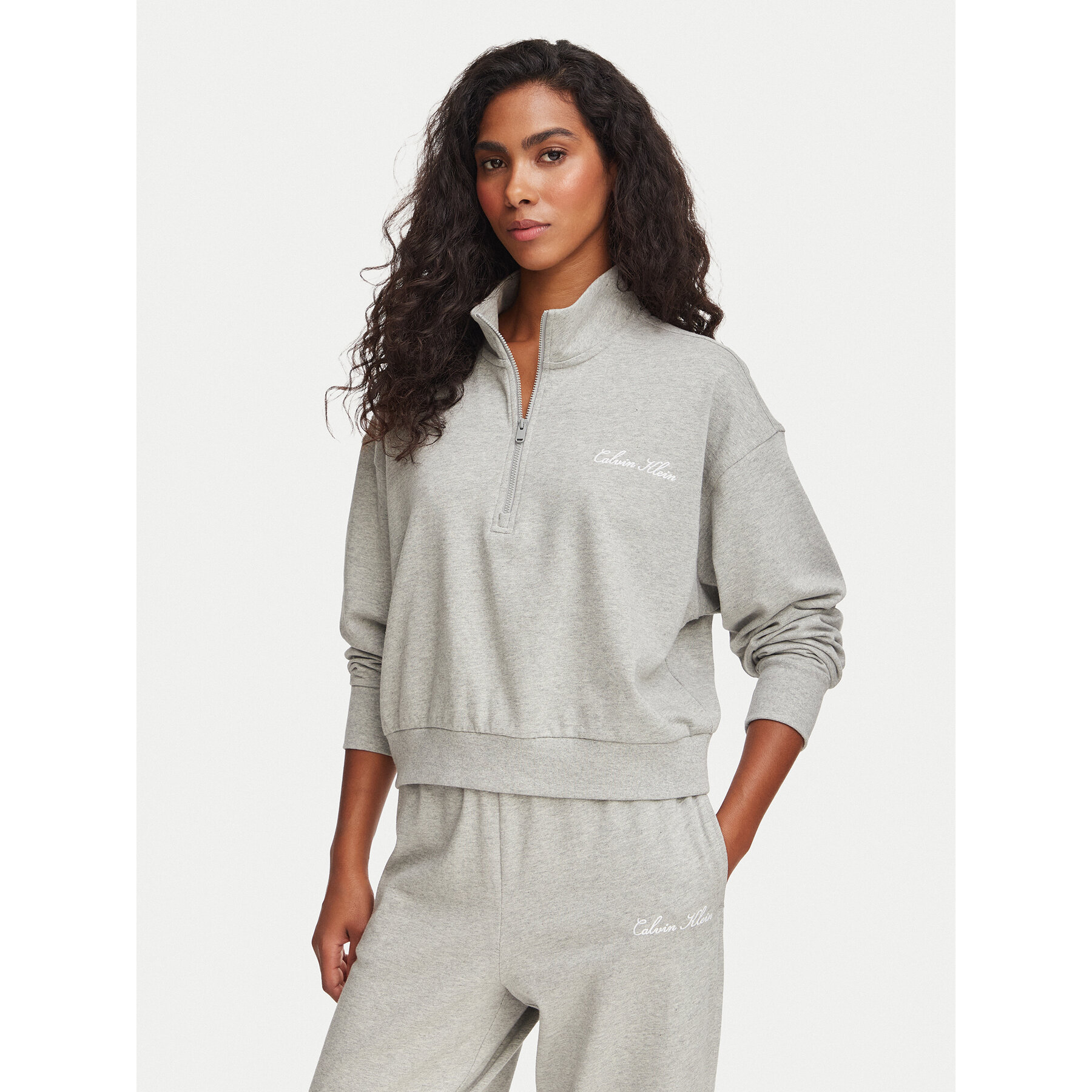 Calvin Klein Underwear Sweatshirt LV00QS7685 Grau Regular Fit