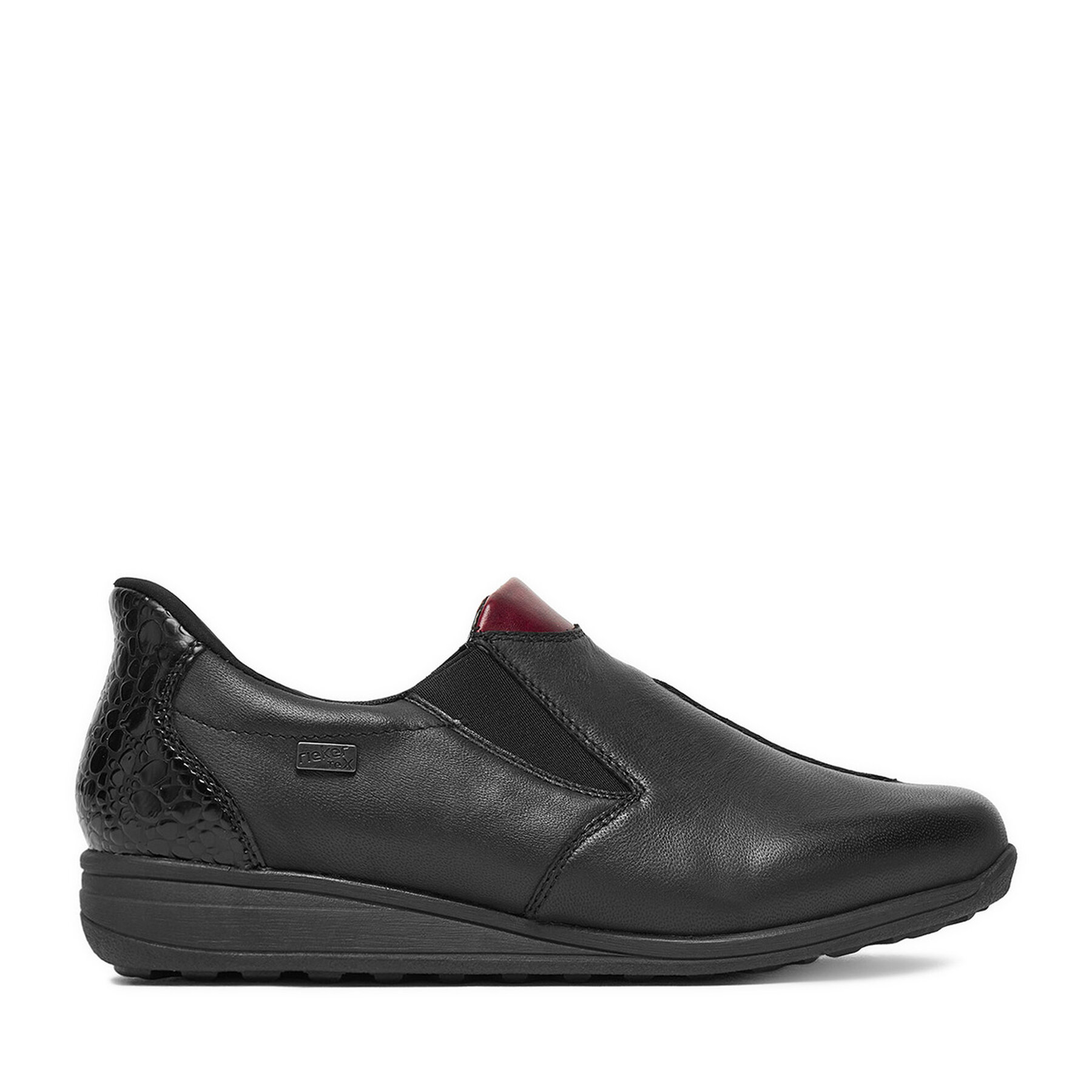 Poltopánky Rieker 47253-00 Čierna