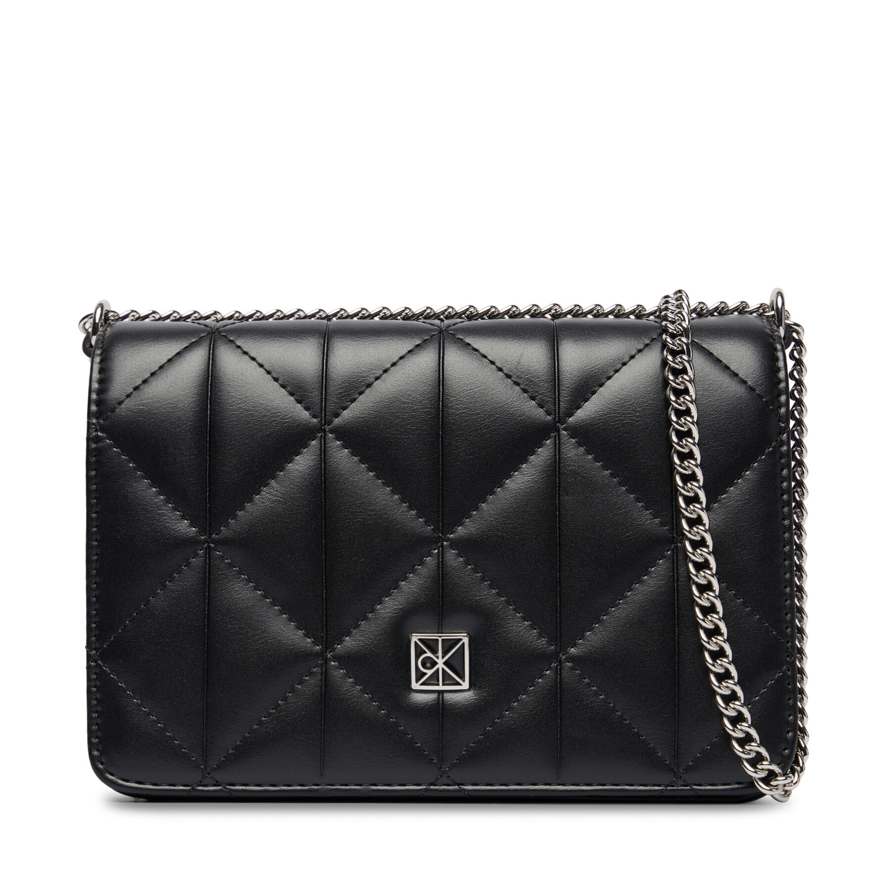 Geantă Calvin Klein Quilted Mini Chain Bag LV04F3321G Negru