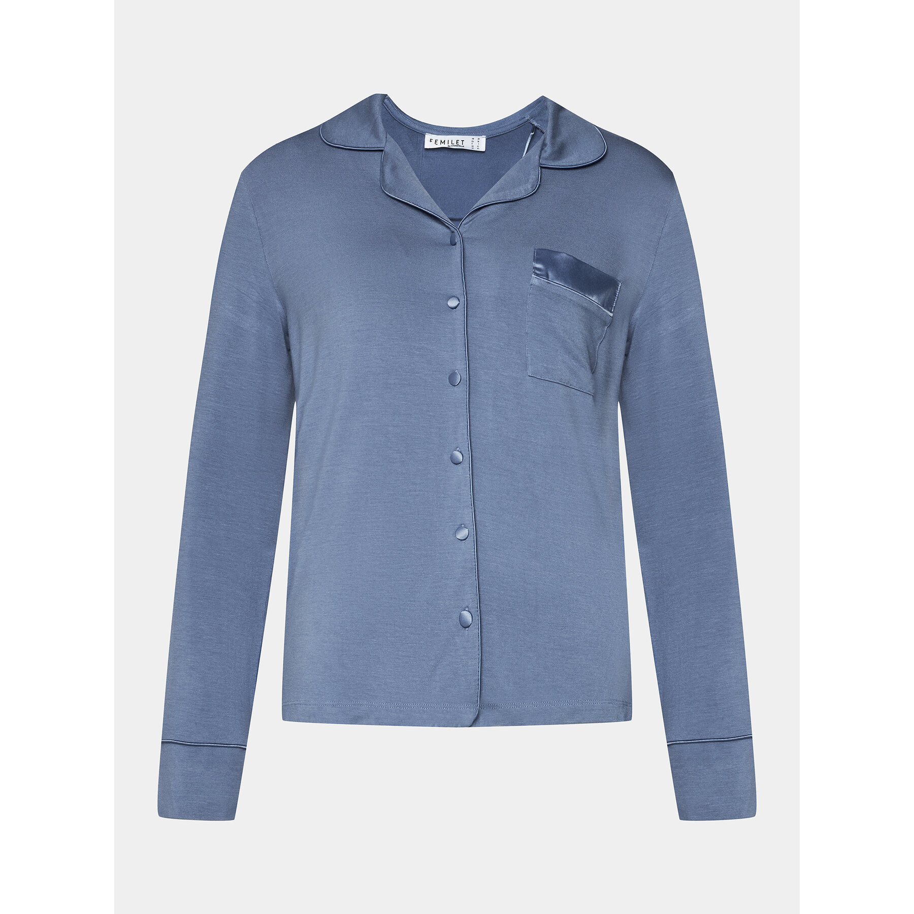 Femilet by Chantelle Femilet by Chantelle Μπλούζα πιτζάμας Daisy FNB050 Μπλε Regular Fit