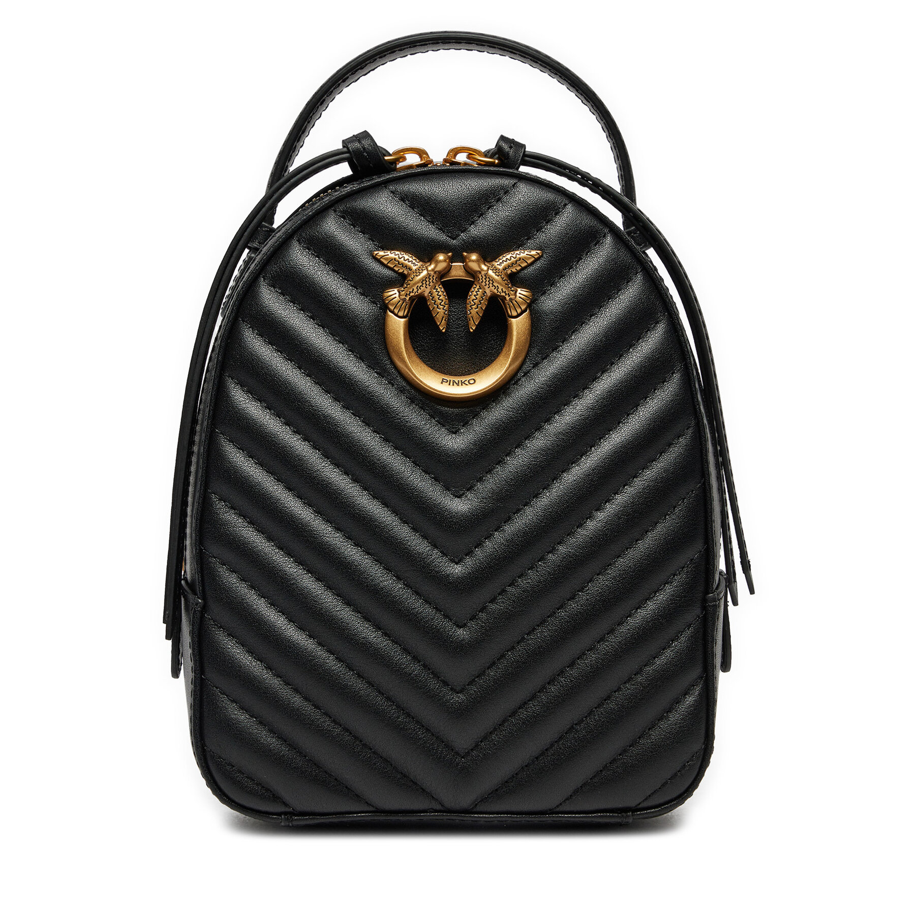 Hátizsák PINKO Love Click Mini Backpack . AI 24-25 PLTT 103614 A1J2 Fekete