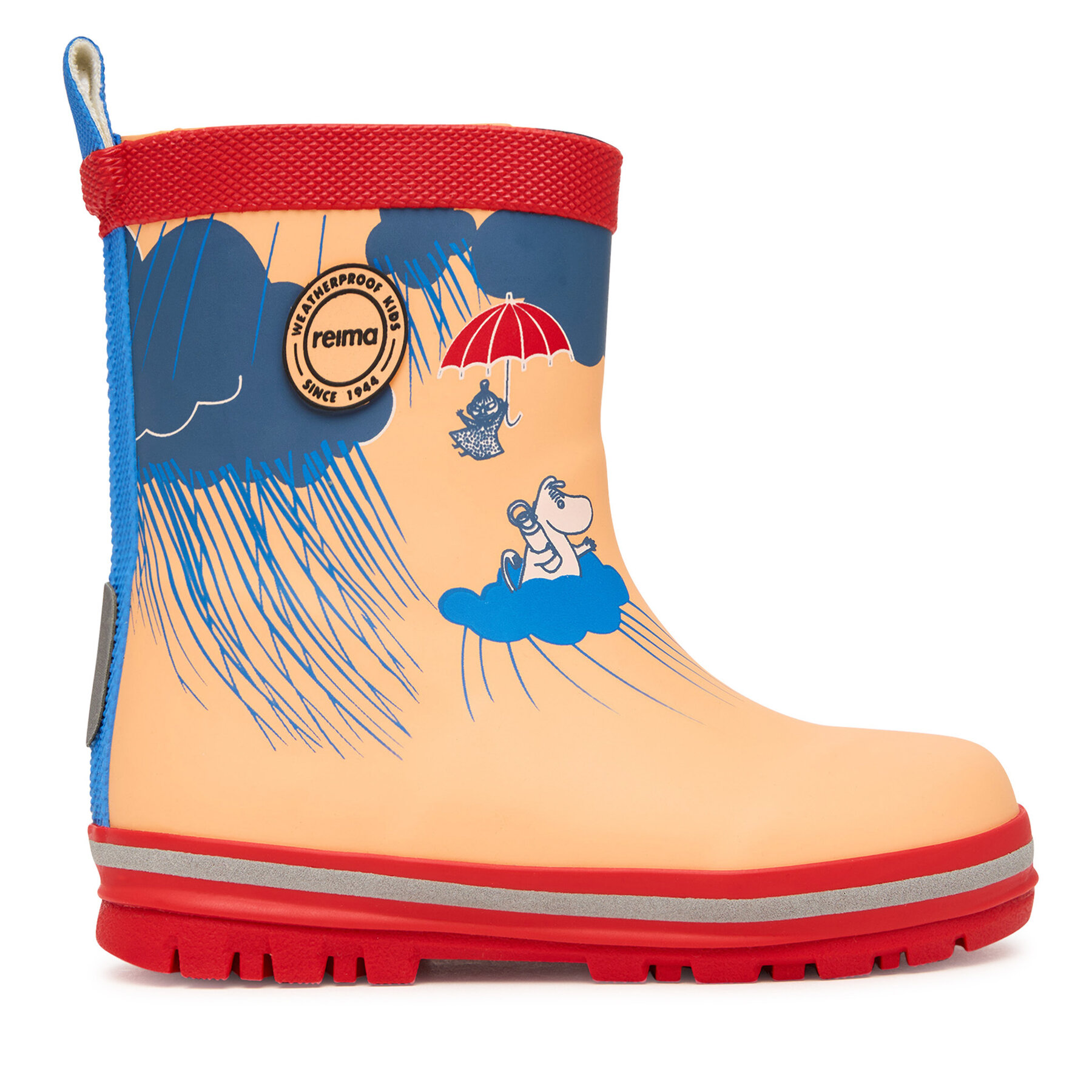 Cizme de cauciuc Reima Moomin Magisk Rain Boots 5400001B-26C1 Portocaliu