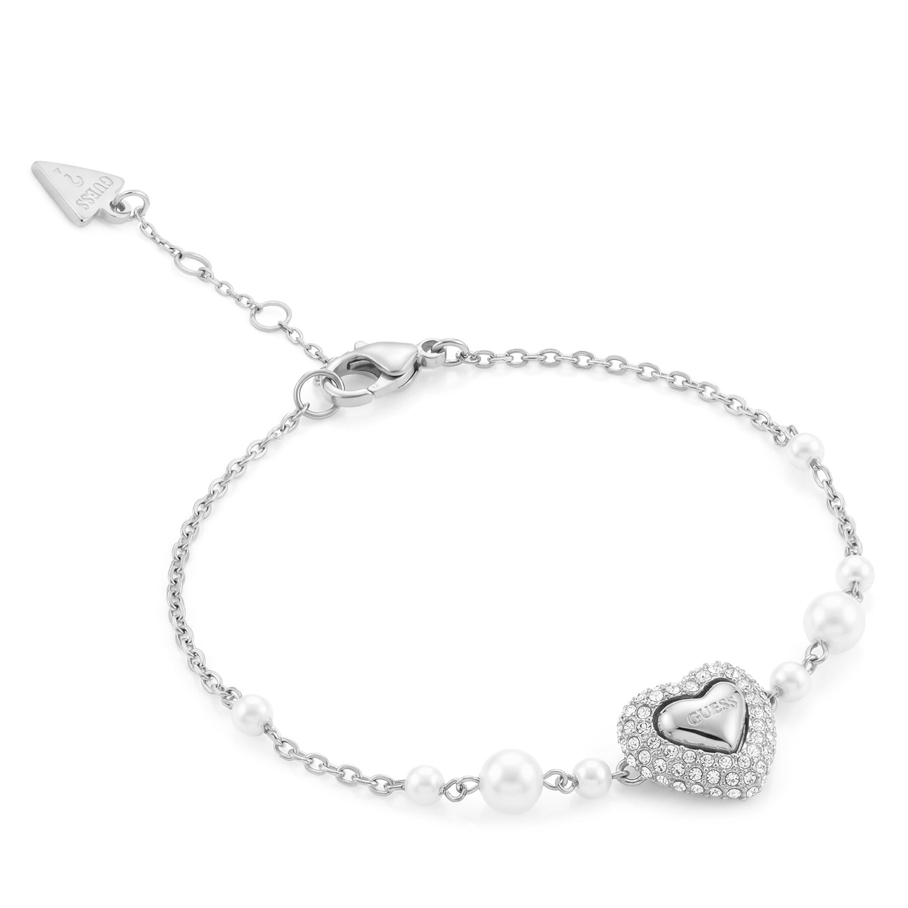 Fülbevaló Guess JUBB06 009JW Ezüst