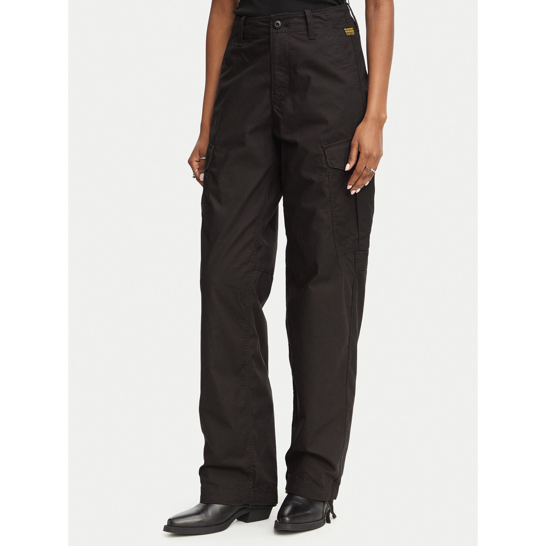 G-STAR Παντελόνι υφασμάτινο Holt D29512-D387 Μαύρο Regular Fit