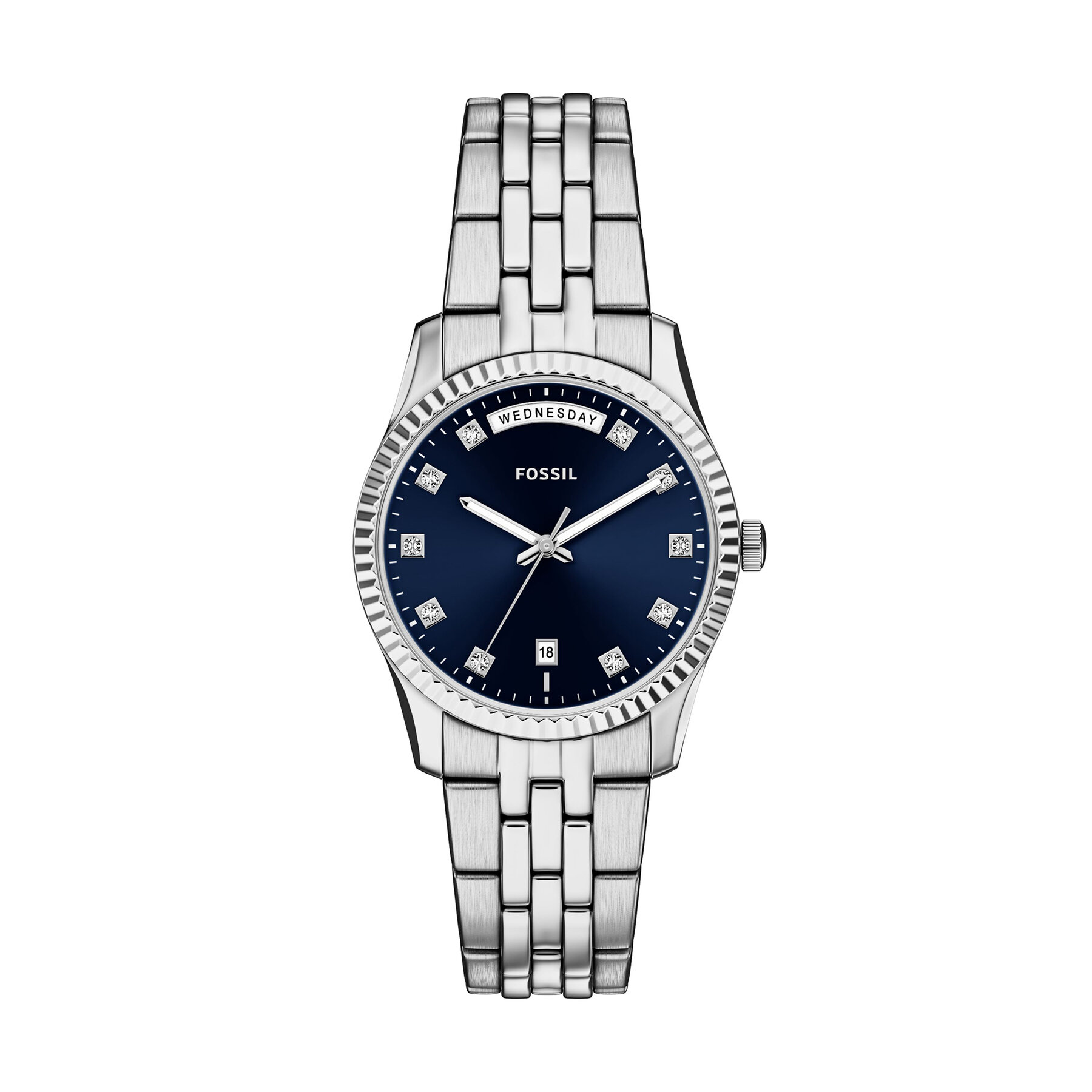 Sat Fossil Scarlette ES5457 Srebrna