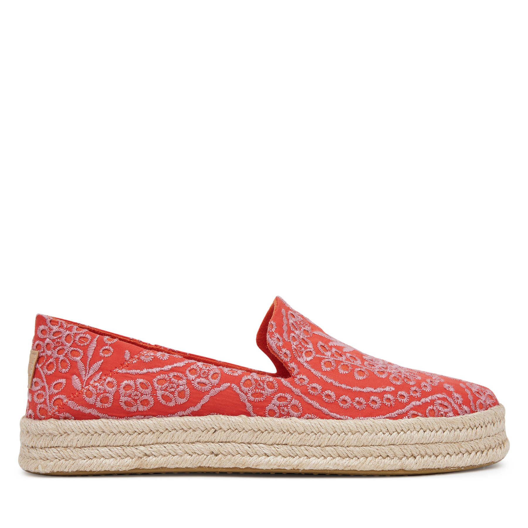 Espadrilles Toms Carolina  10021871 Piros